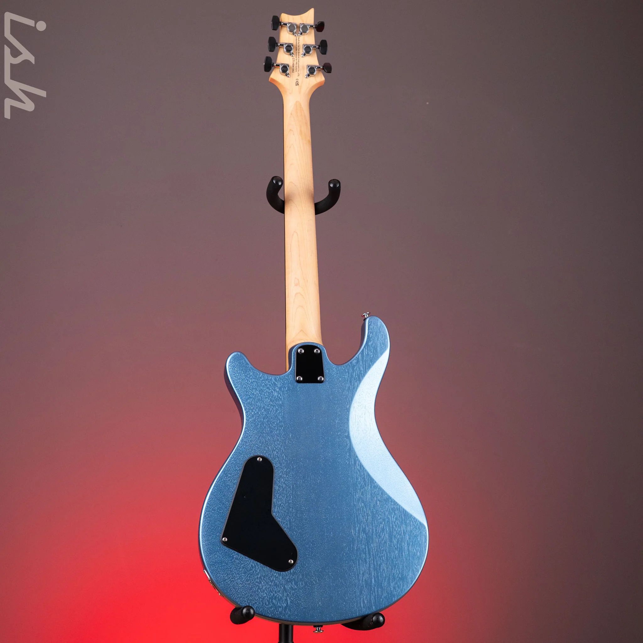 PRS SE CE 24 Standard Stoptail Satin Ice Blue Metallic - Image 7