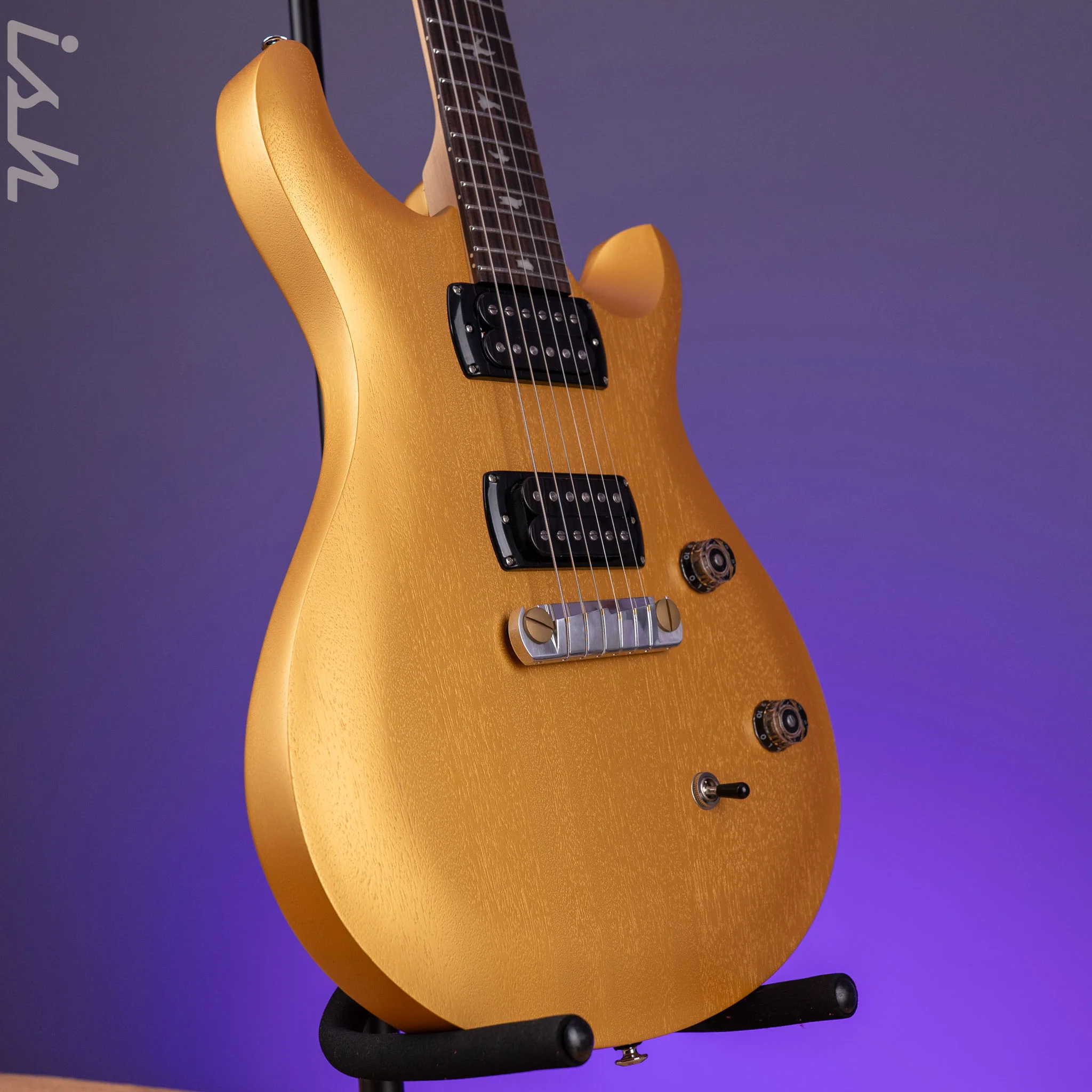 PRS SE CE 24 Standard Stoptail Satin Metallic Gold - Image 3