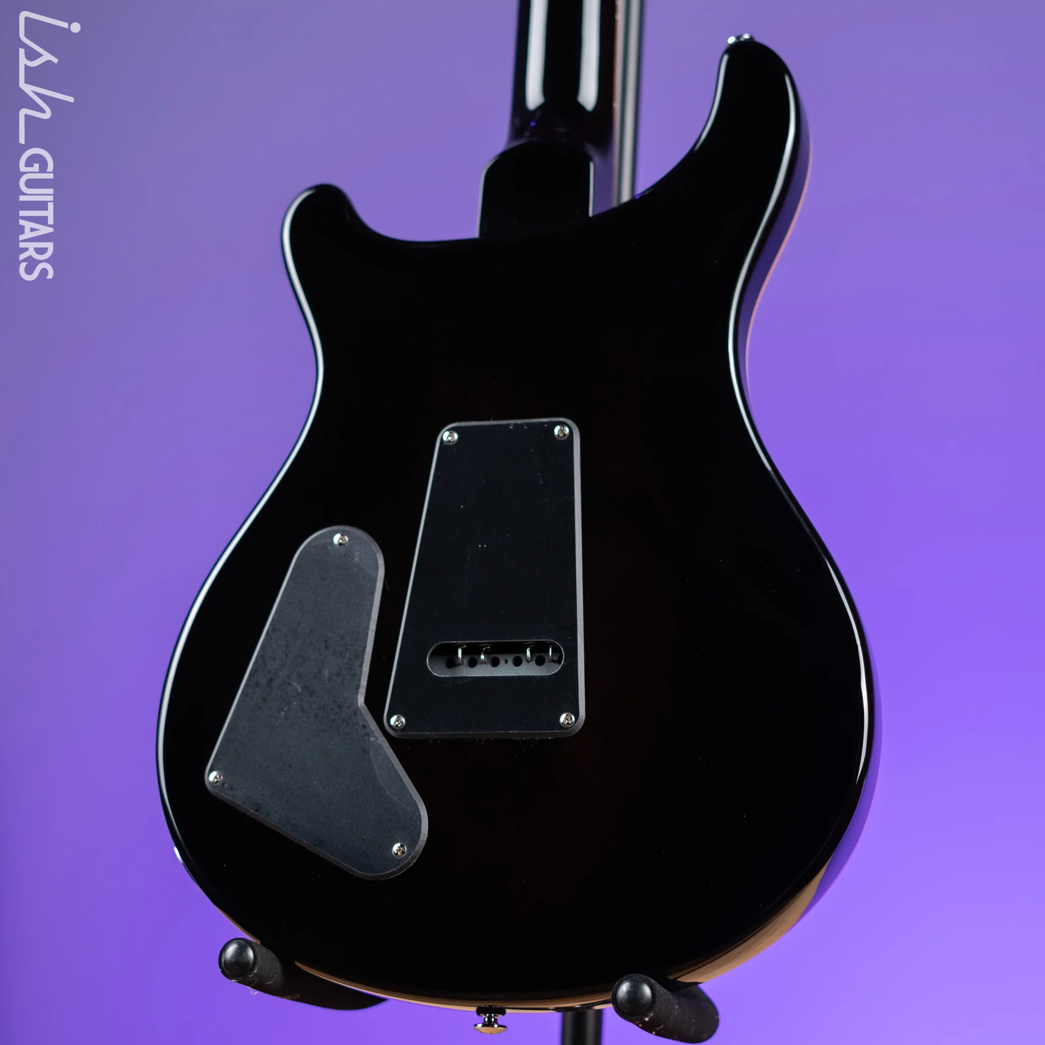PRS SE Custom 22 Semi-Hollow Black Gold Sunburst - Image 7
