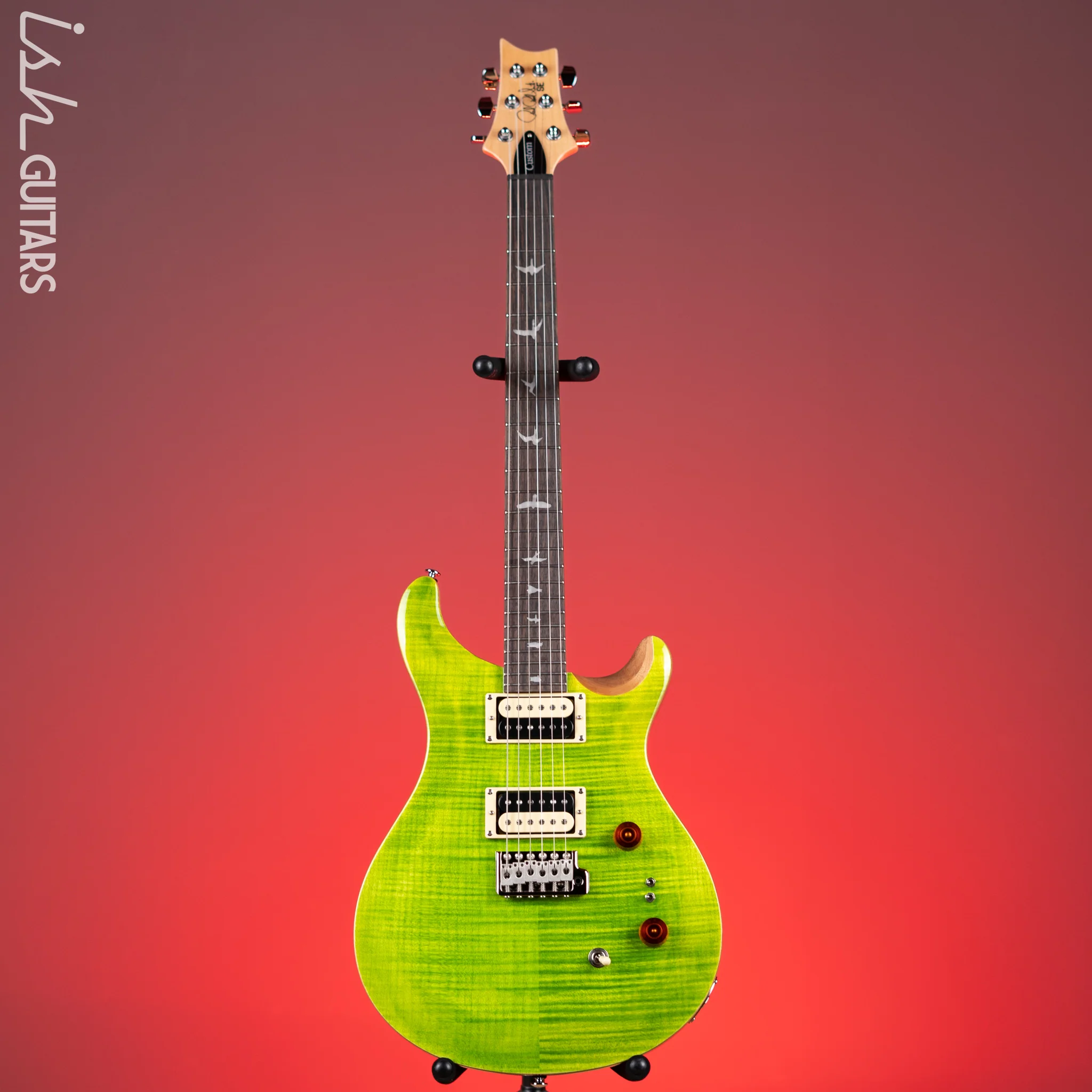 PRS SE Custom 24-08 Electric Guitar Eriza Verde - Image 2