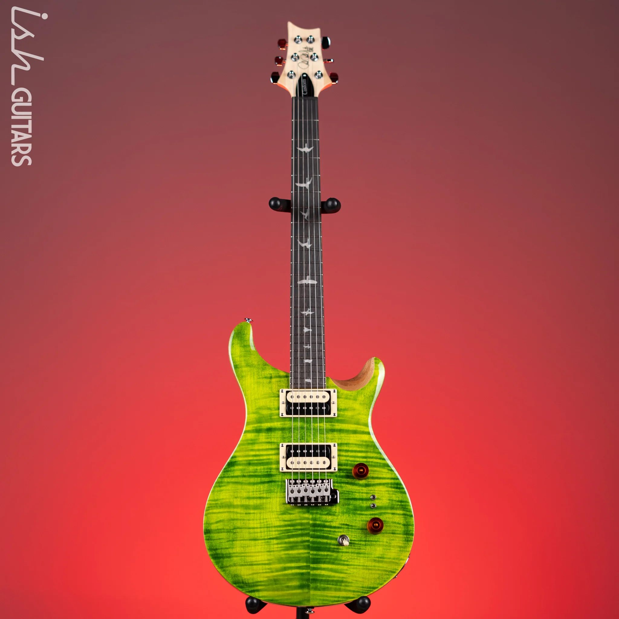 PRS SE Custom 24-08 Electric Guitar Eriza Verde - Image 2