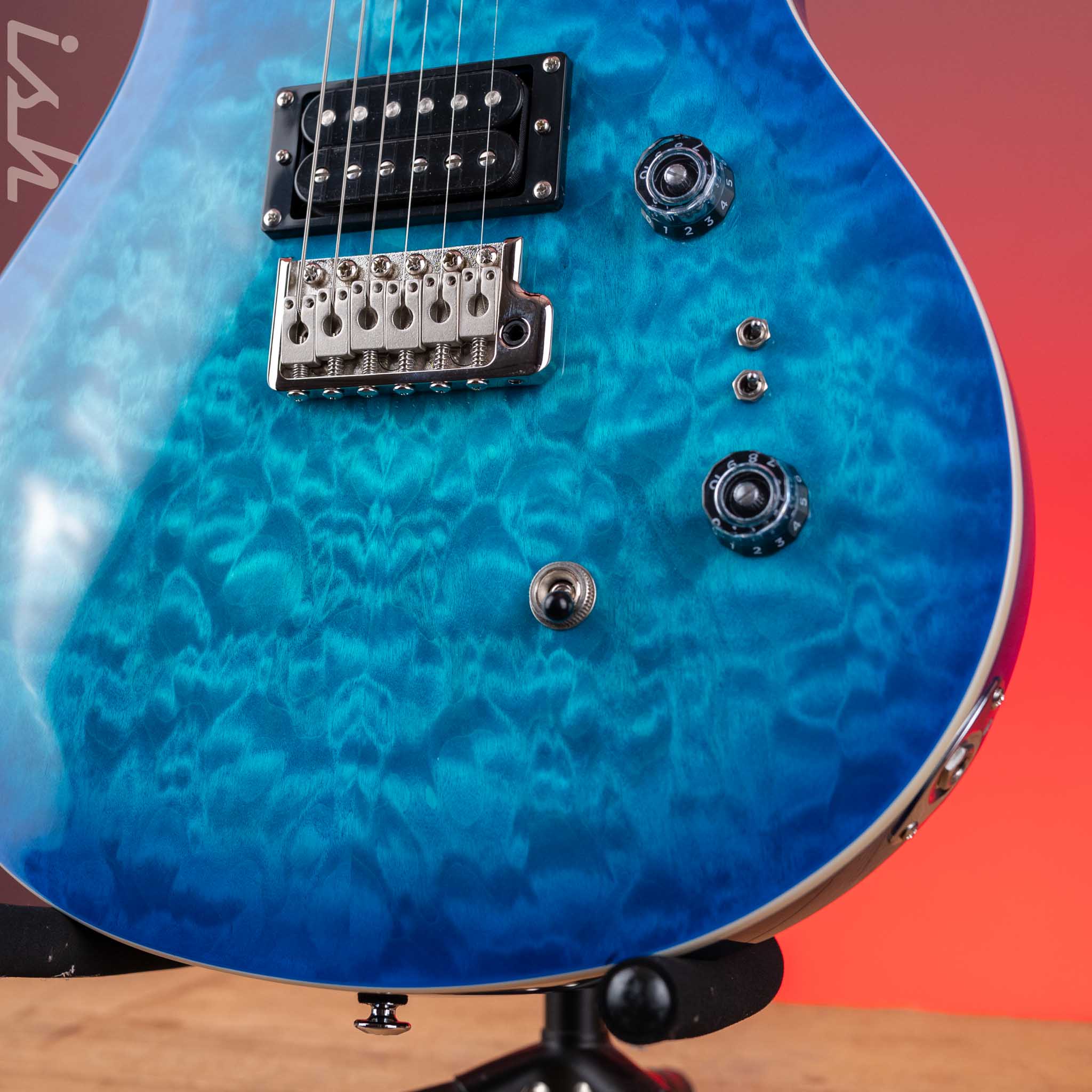 PRS SE Custom 24-08 Electric Guitar Quilt Lake Blue *2025 Release!* - Image 4