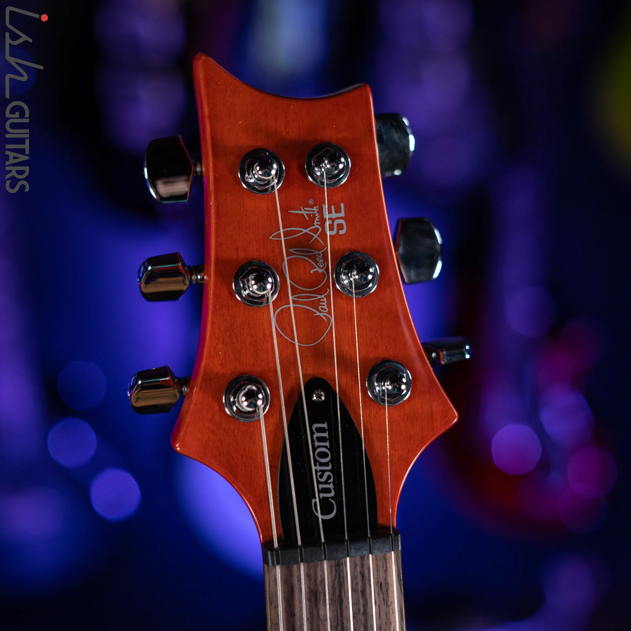 PRS SE Custom 24-08 Electric Guitar Vintage Sunburst - Image 5