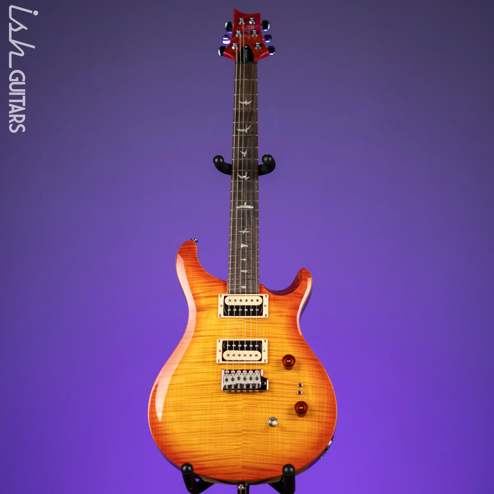PRS SE Custom 24-08 Electric Guitar Vintage Sunburst - Image 2
