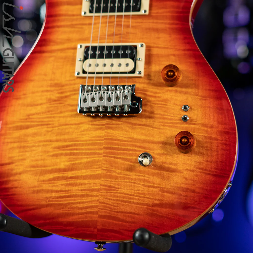 PRS SE Custom 24-08 Electric Guitar Vintage Sunburst - Image 4