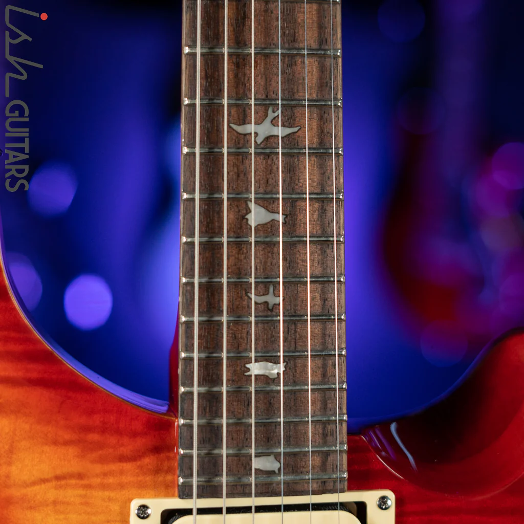 PRS SE Custom 24-08 Electric Guitar Vintage Sunburst - Image 5