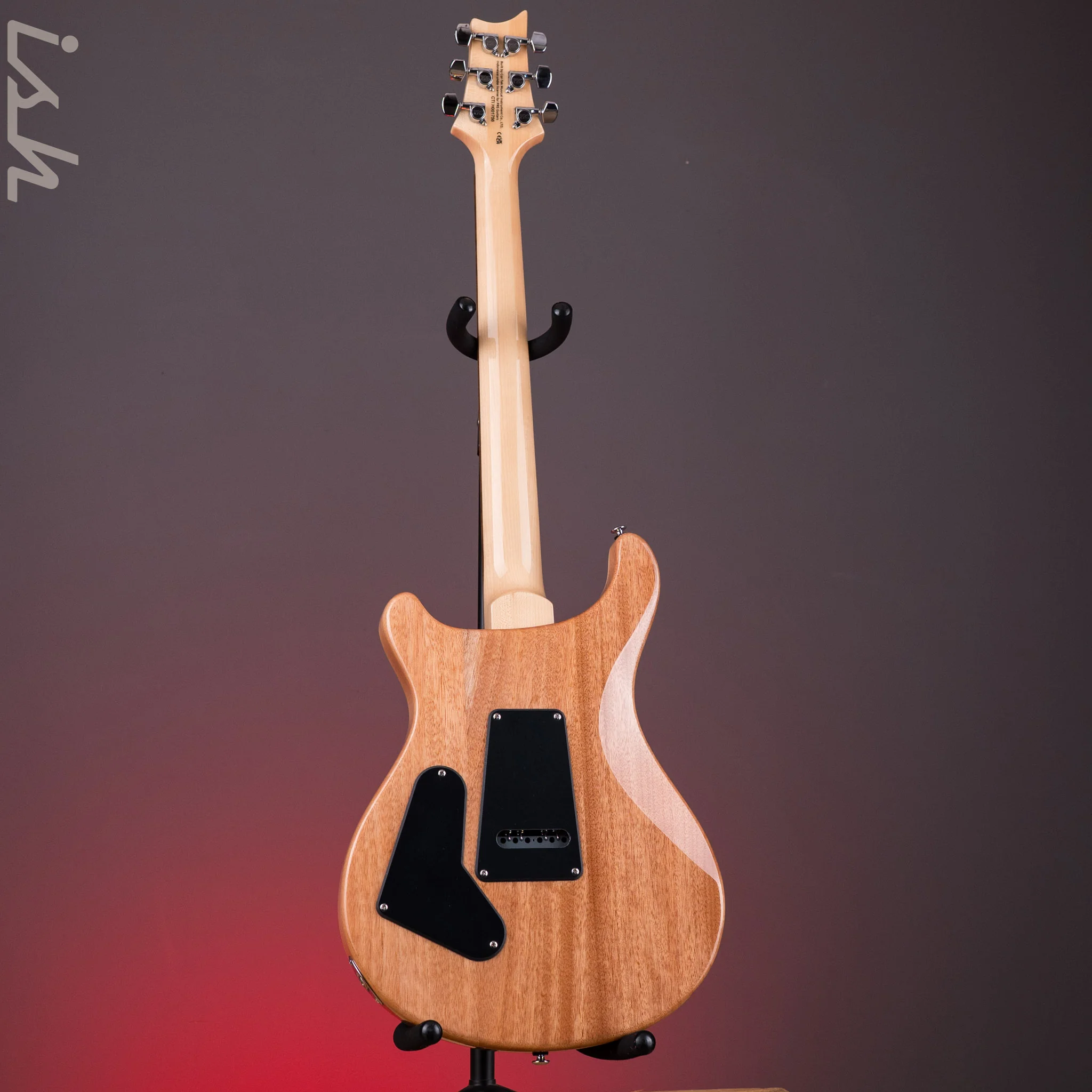 PRS SE Custom 24 Blue Matteo Natural Back - Image 7
