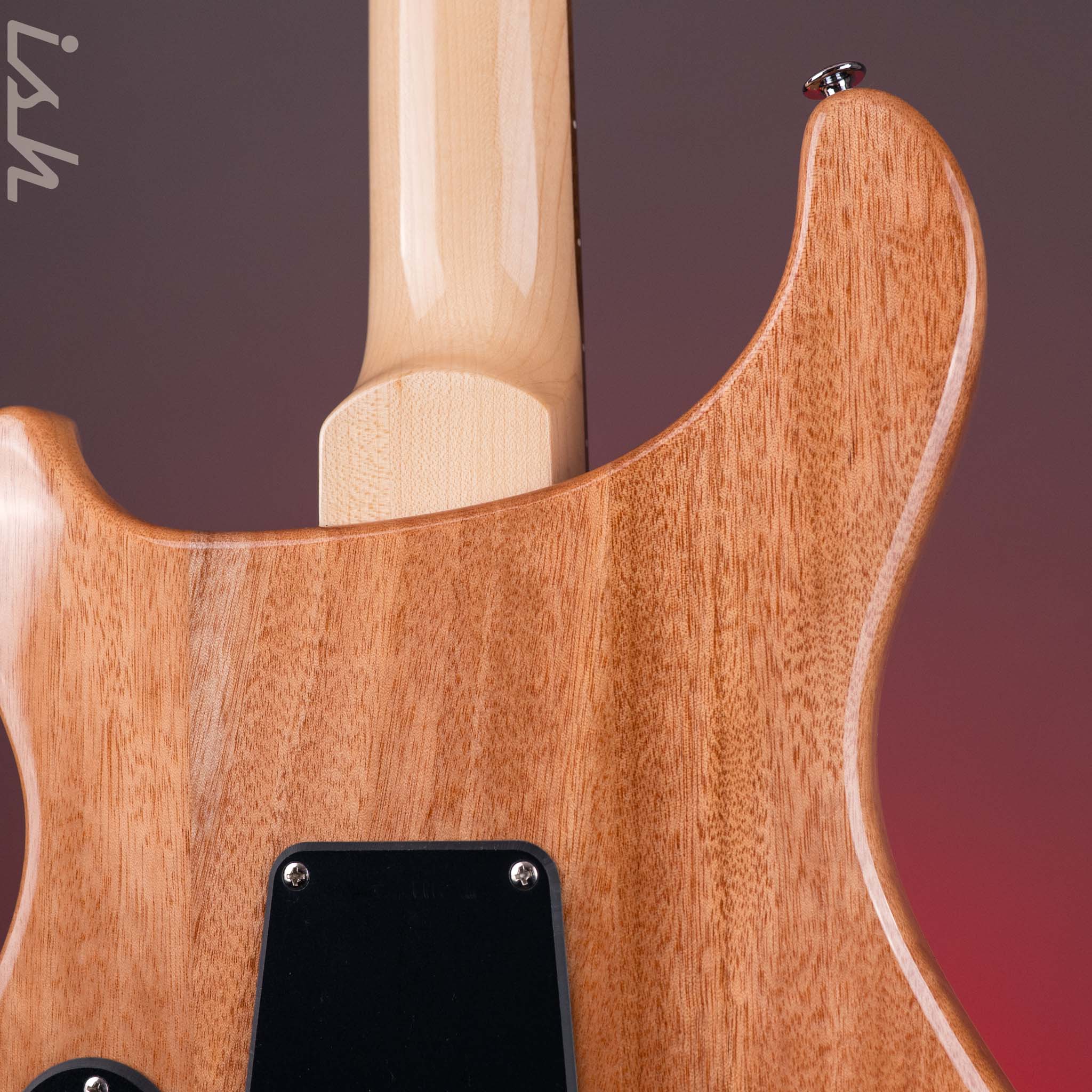 PRS SE Custom 24 Blue Matteo Natural Back - Image 9
