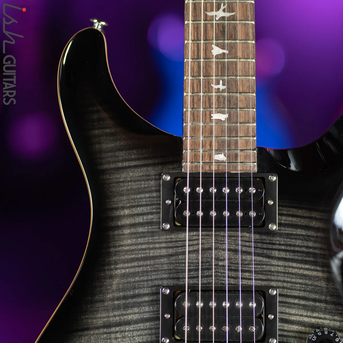 PRS SE Custom 24 Charcoal Burst - Image 3