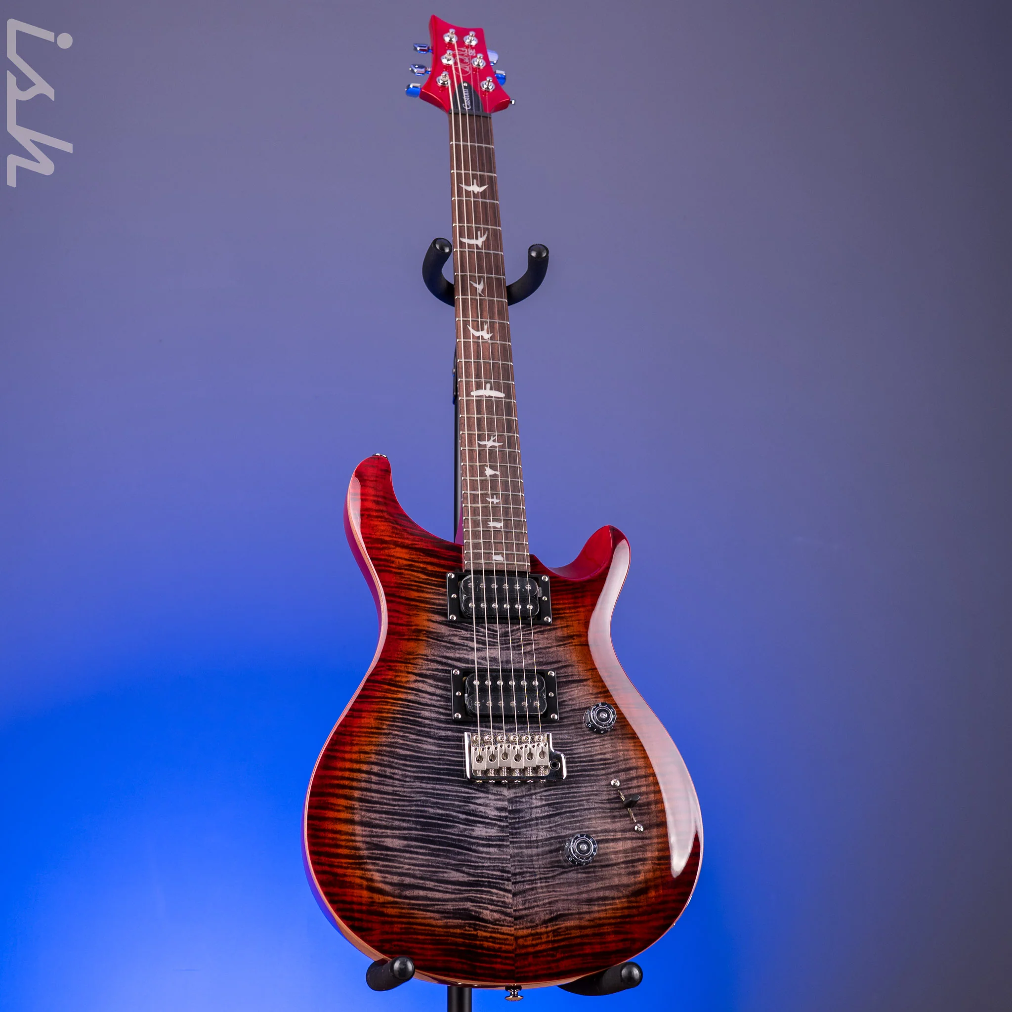 PRS SE Custom 24 Charcoal Cherry Burst - Image 2
