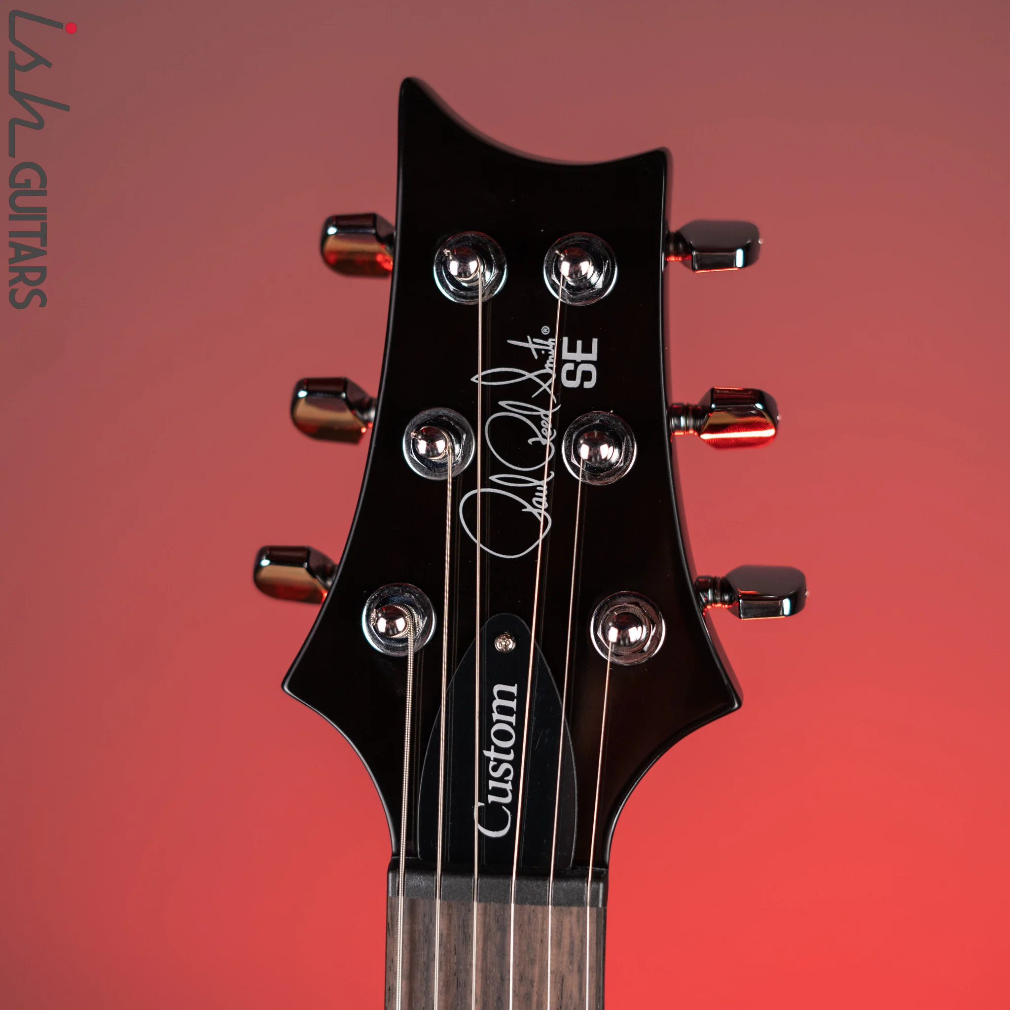 PRS SE Custom 24 Electric Guitar Black Gold - Image 6
