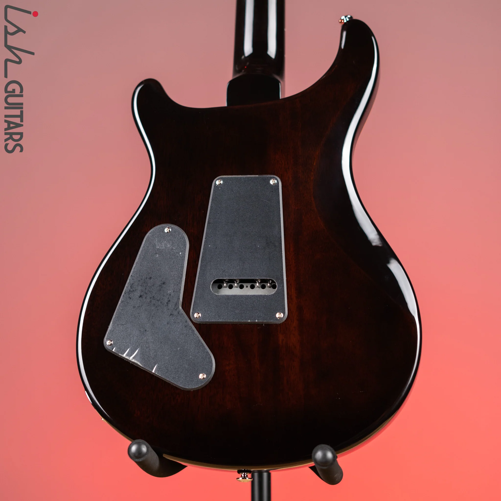 PRS SE Custom 24 Electric Guitar Black Gold - Image 8