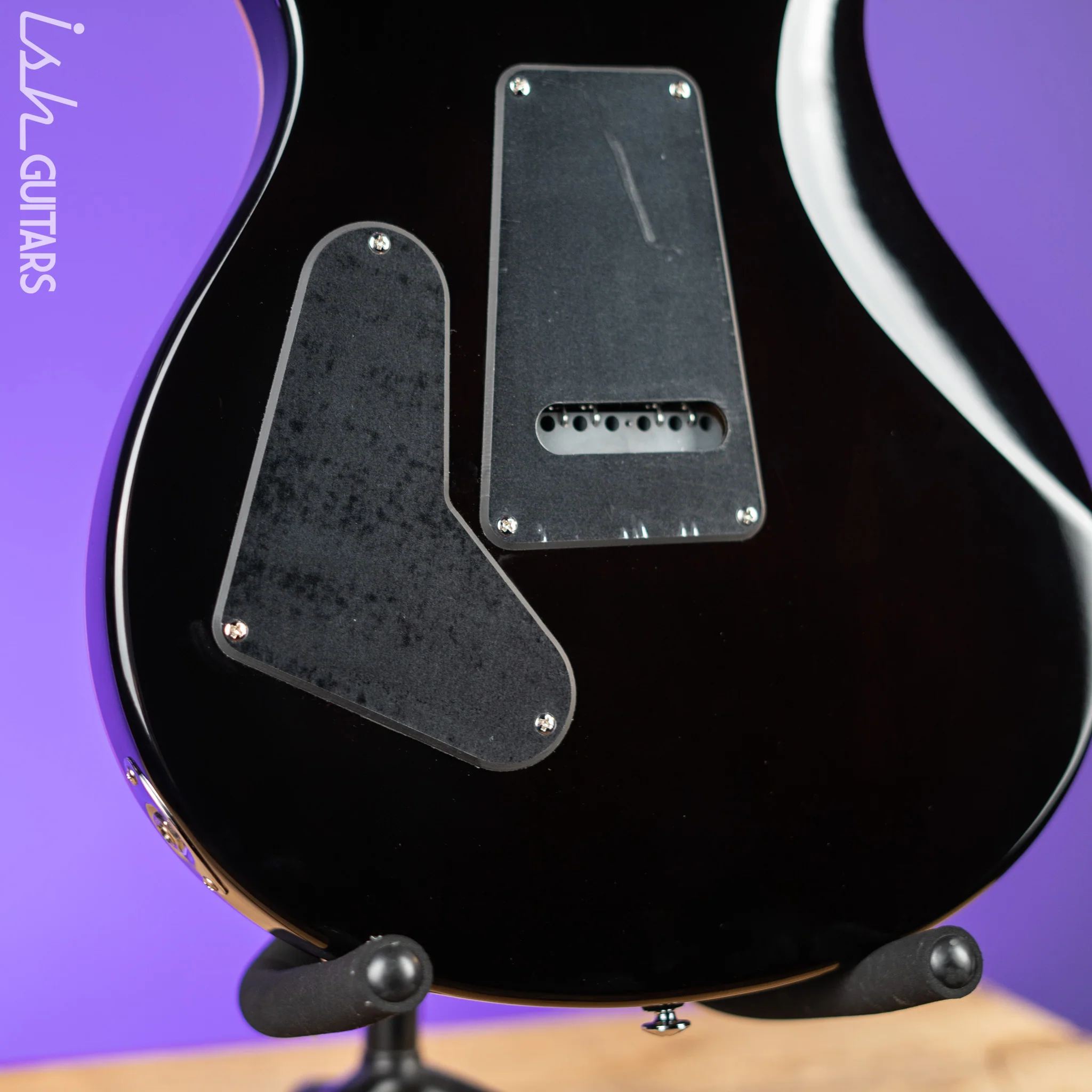 PRS SE Custom 24 Electric Guitar Black Gold - Image 9