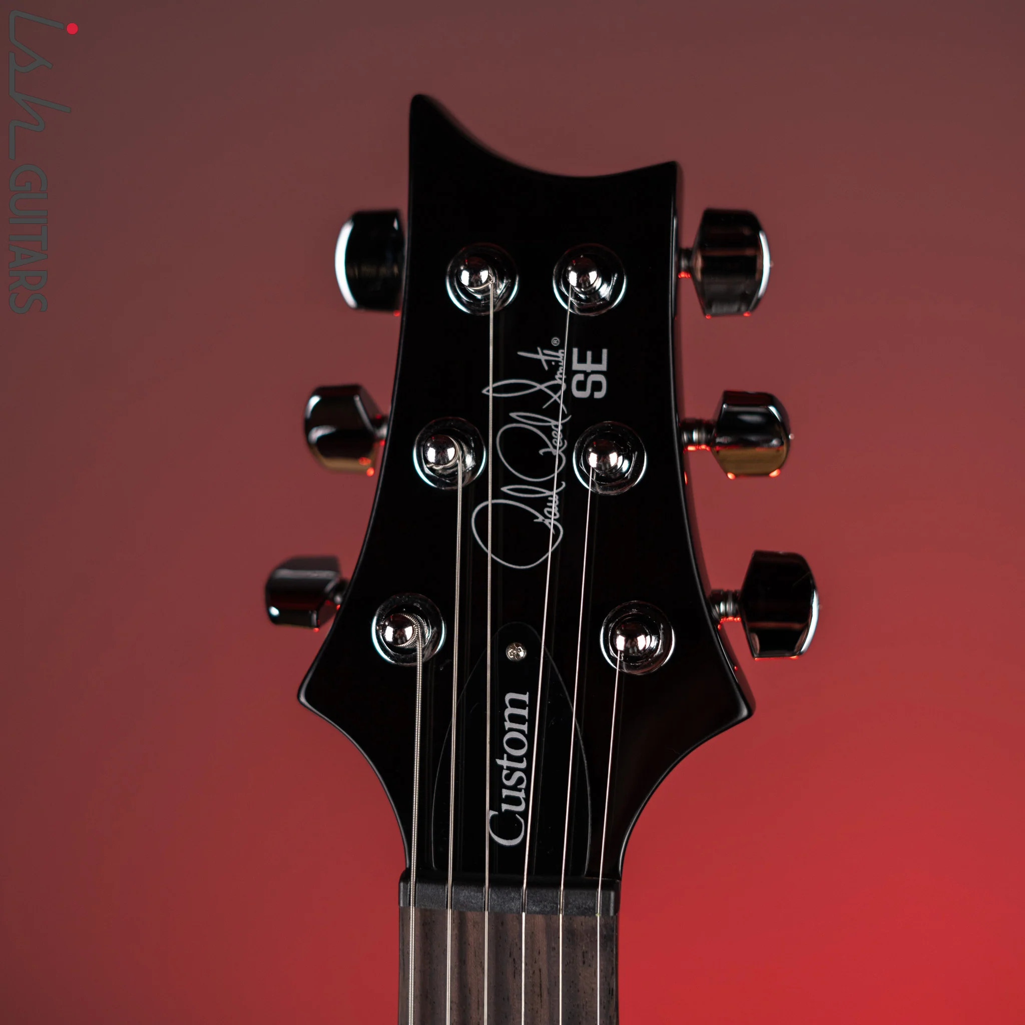 PRS SE Custom 24 Electric Guitar Black Gold - Image 6
