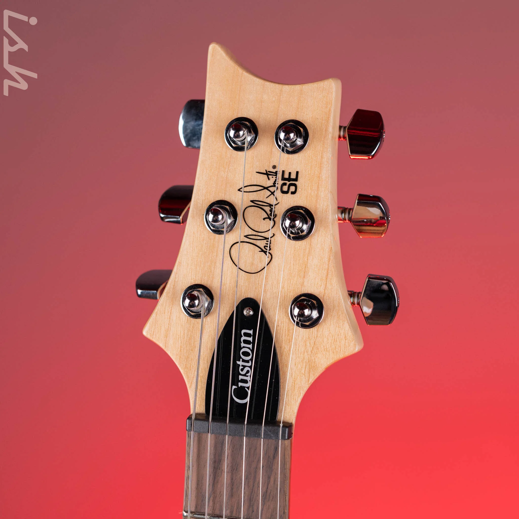 PRS SE Custom 24 Electric Guitar Blue Fade Demo - Image 5