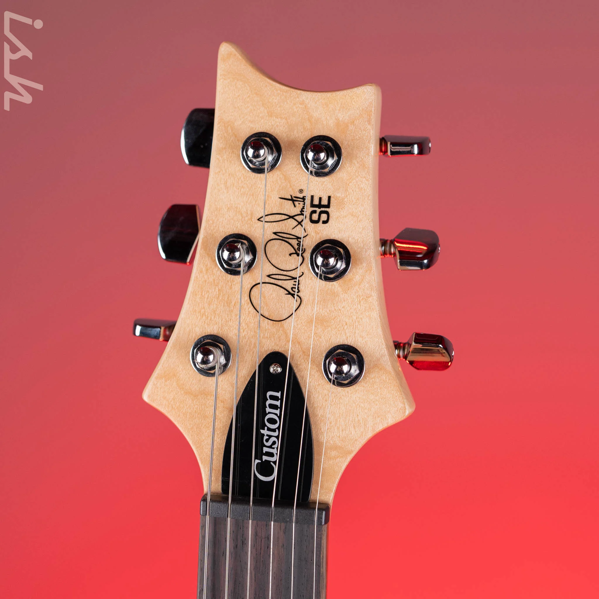 PRS SE Custom 24 Electric Guitar Blue Fade Demo - Image 5
