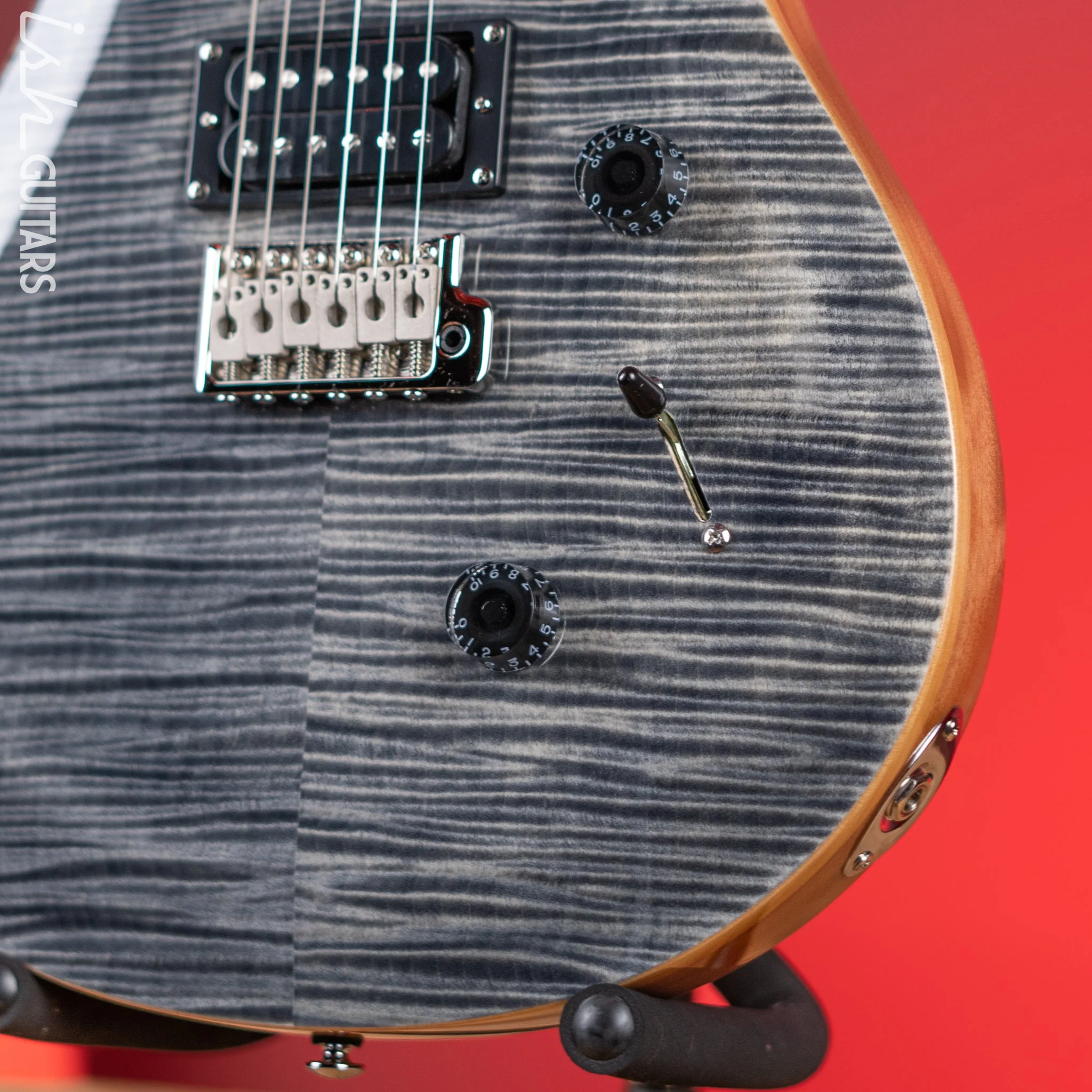 PRS SE Custom 24 Electric Guitar Charcoal - Image 4