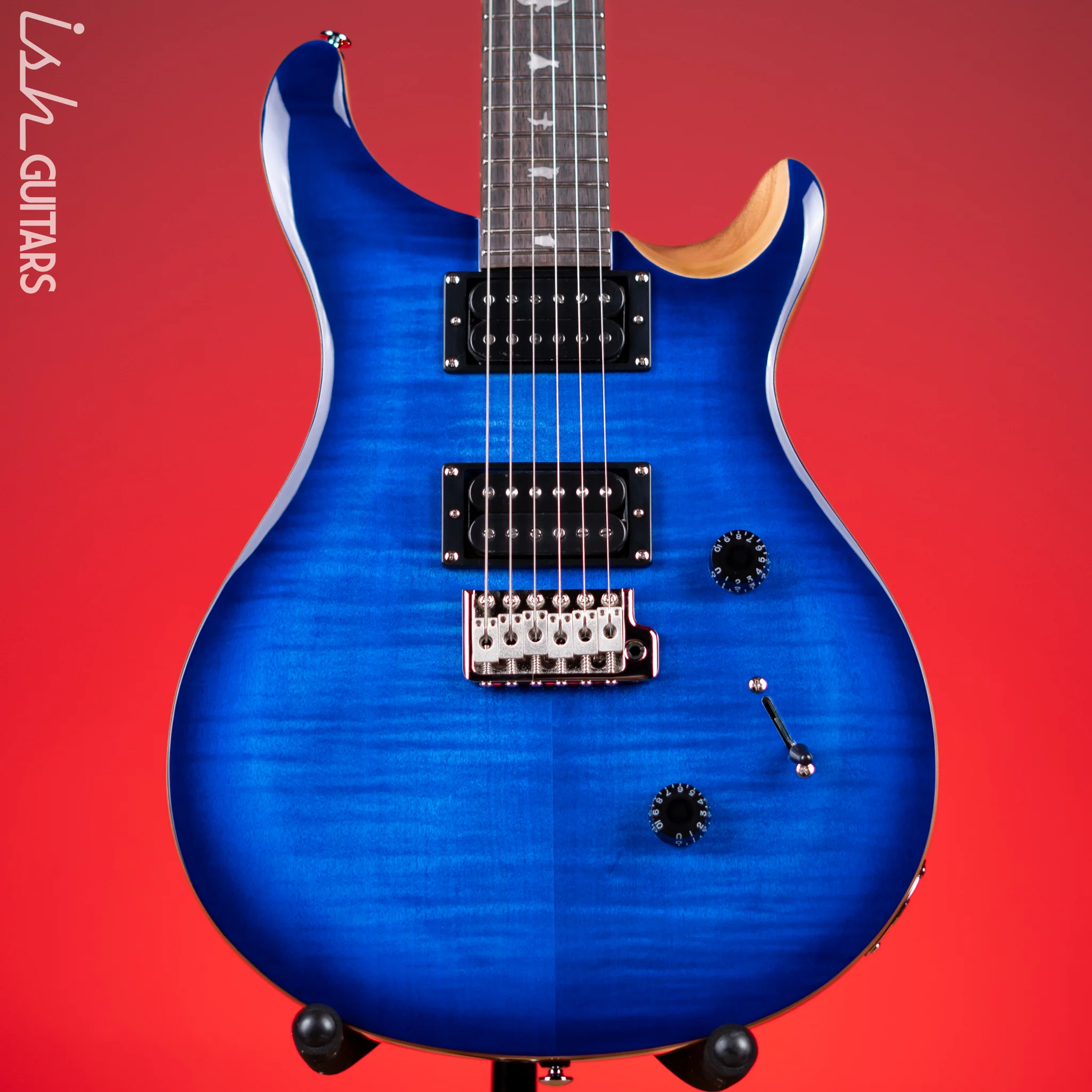 PRS SE Custom 24 Electric Guitar Faded Blue Burst