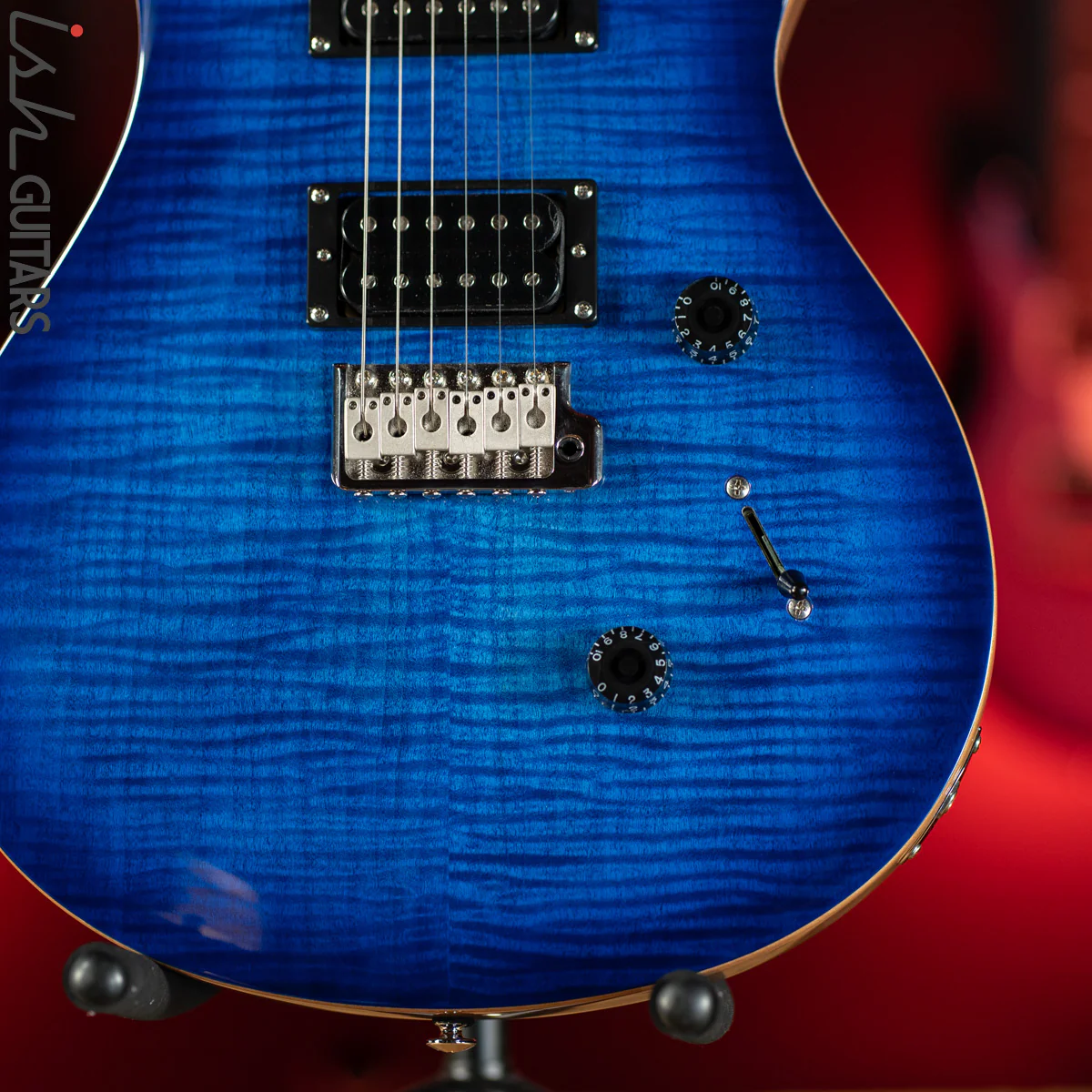 PRS SE Custom 24 Faded Blue Burst - Image 4