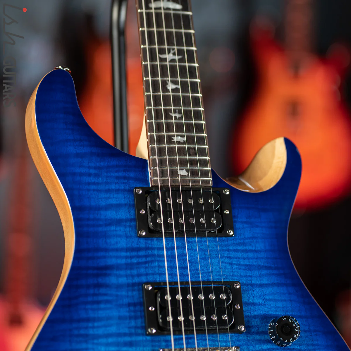 PRS SE Custom 24 Faded Blue Burst - Image 5