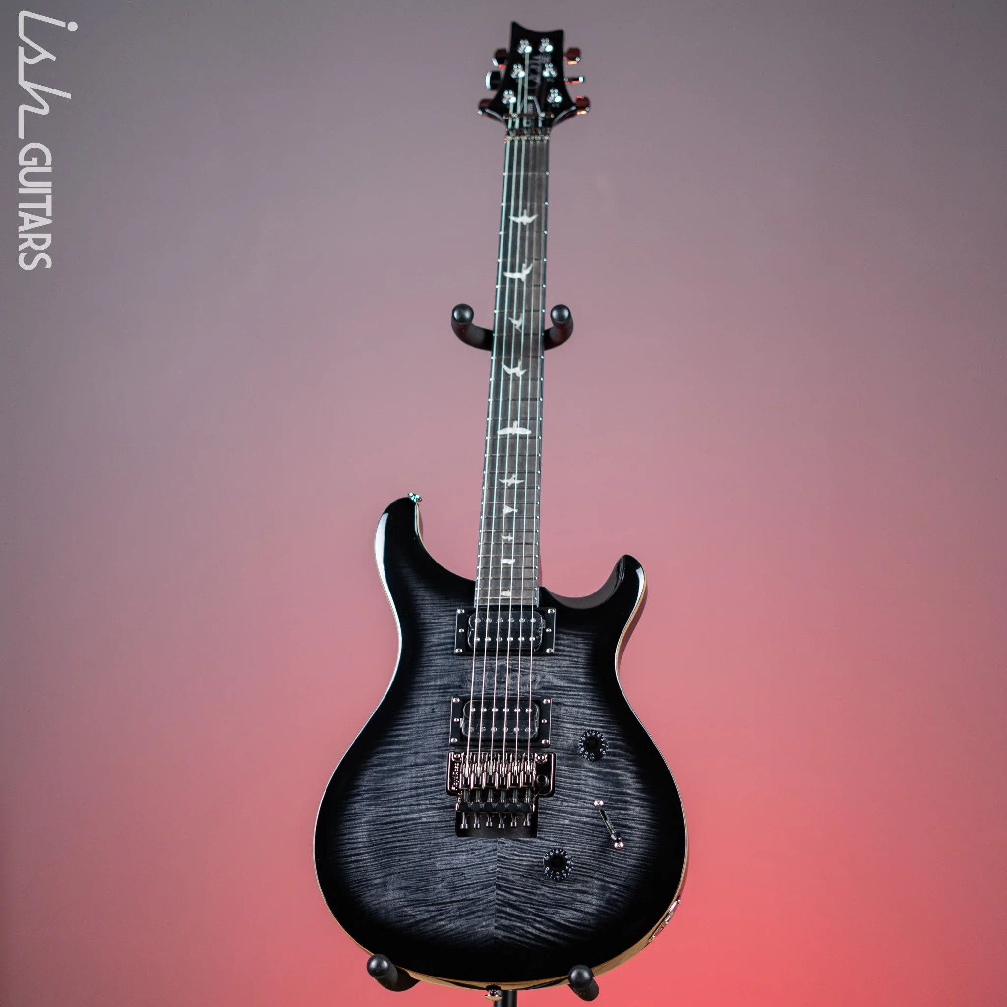 PRS SE Custom 24 “Floyd” Charcoal Burst - Image 2