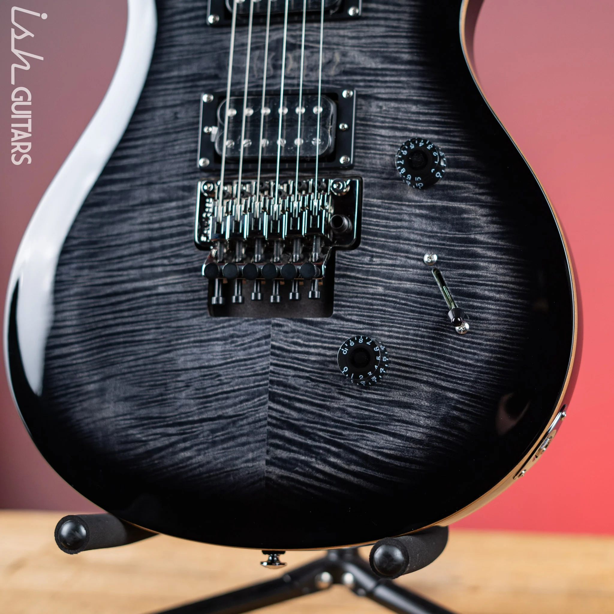 PRS SE Custom 24 “Floyd” Charcoal Burst - Image 4