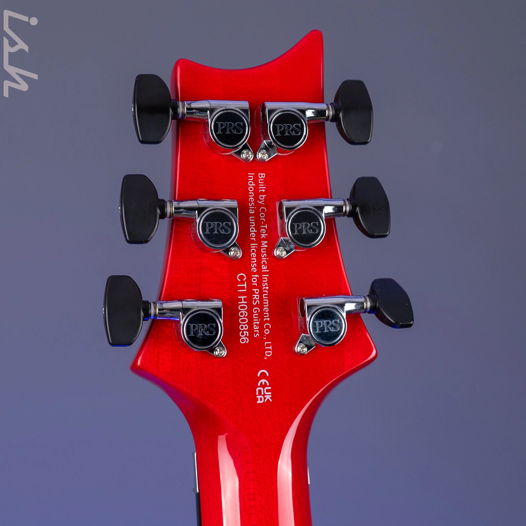 PRS SE Custom 24 Floyd Electric Guitar Charcoal Cherry Burst - Image 12