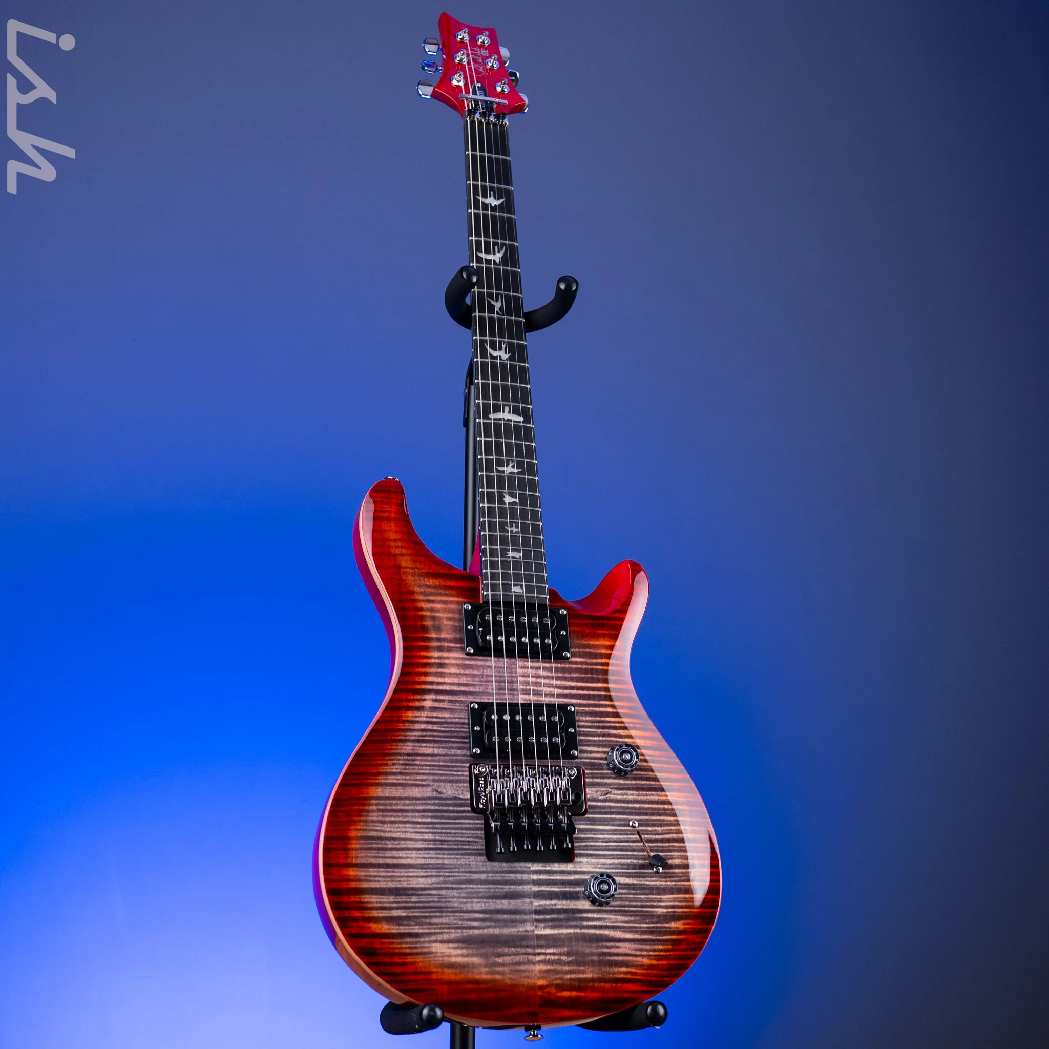 PRS SE Custom 24 Floyd Electric Guitar Charcoal Cherry Burst *2025 Release!* - Image 2
