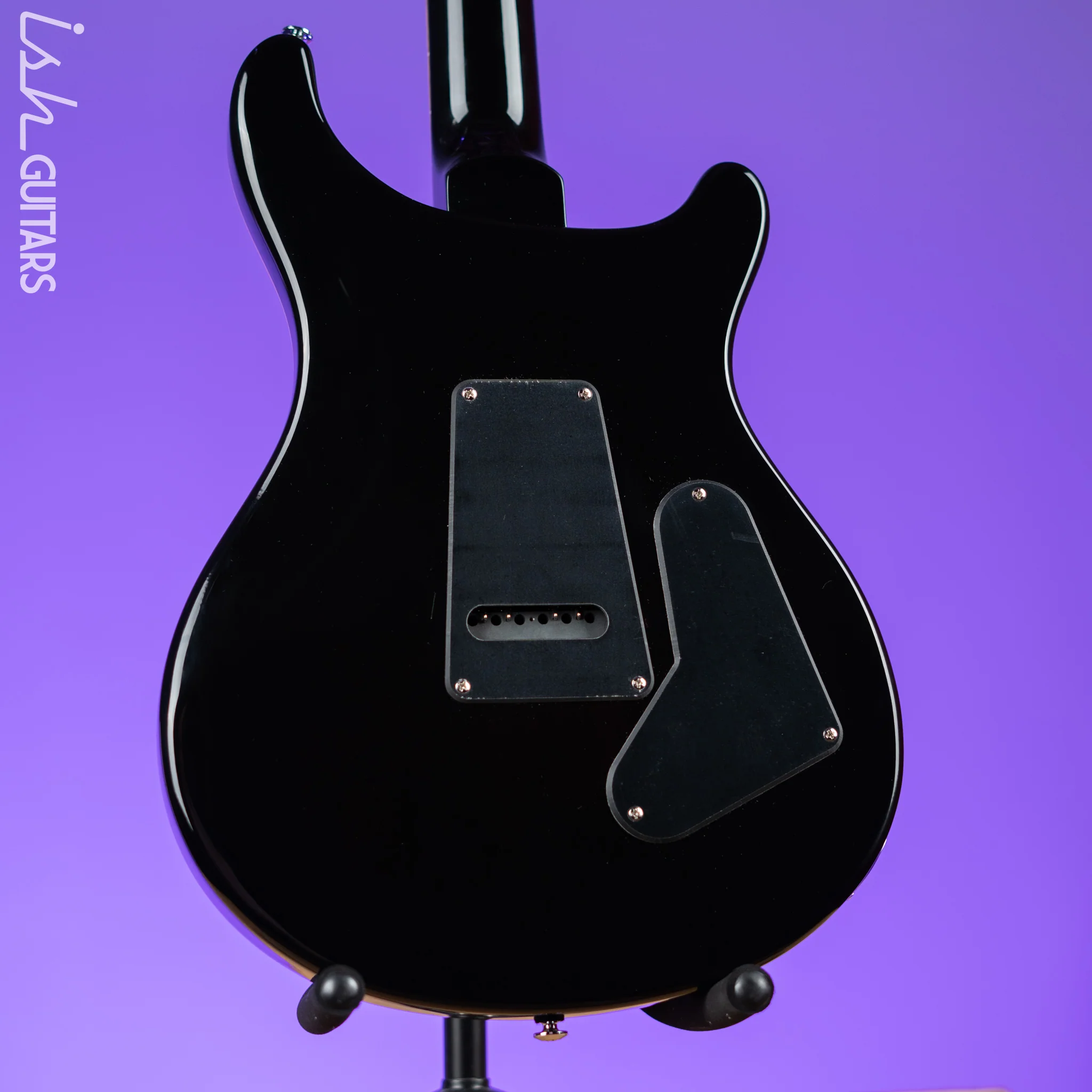 PRS SE Custom 24 Lefty Electric Guitar Black Gold Burst - Image 7
