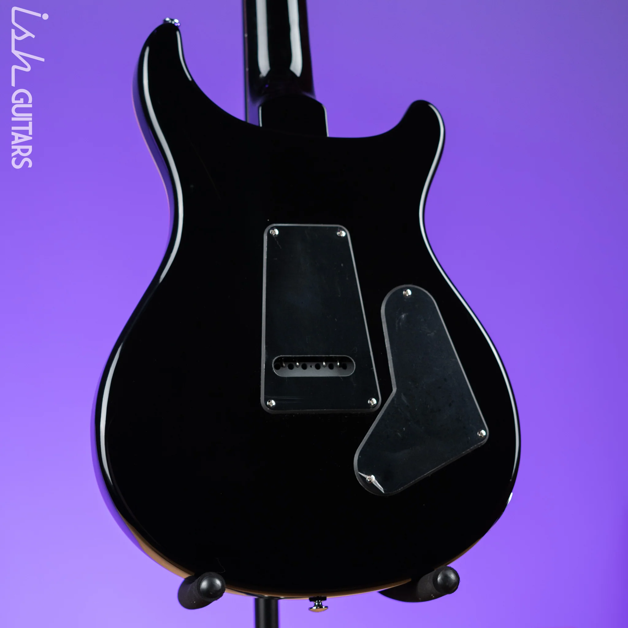 PRS SE Custom 24 Lefty Electric Guitar Black Gold Burst - Image 7