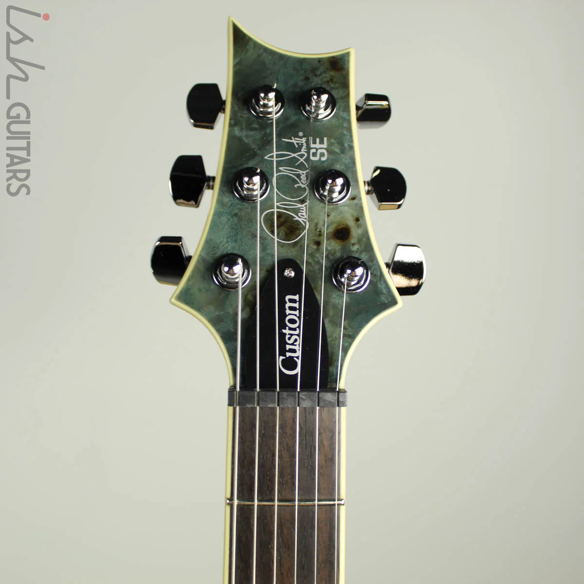 PRS SE Custom 24 Poplar Burl Whale Blue - Image 5