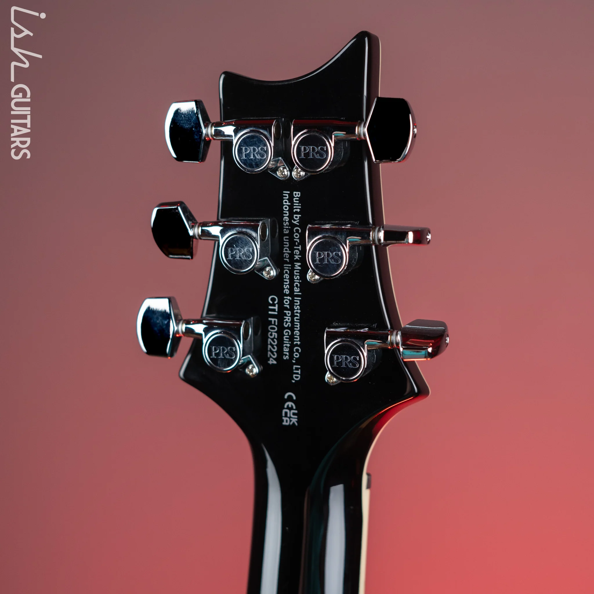 PRS SE Custom 24 Quilt Electric Guitar Violet - Image 10