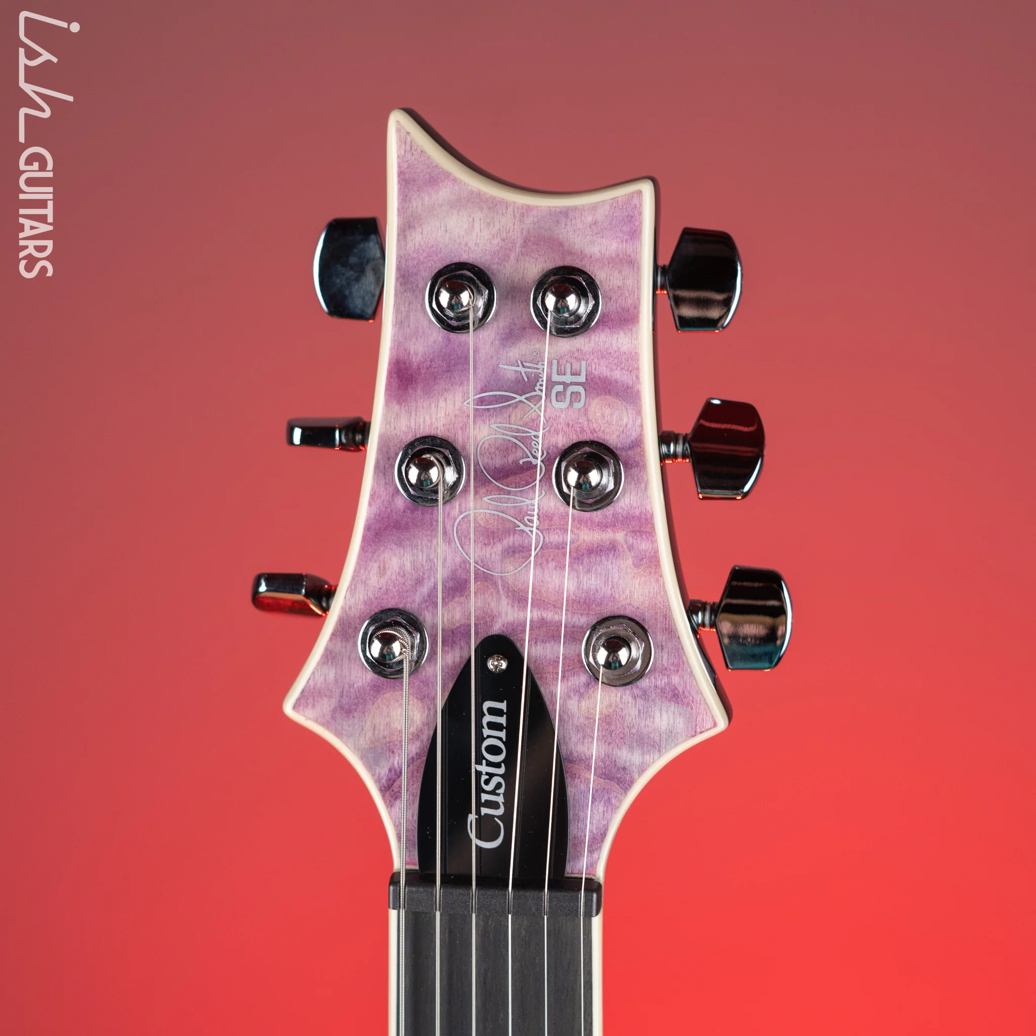 PRS SE Custom 24 Quilt Electric Guitar Violet - Image 5