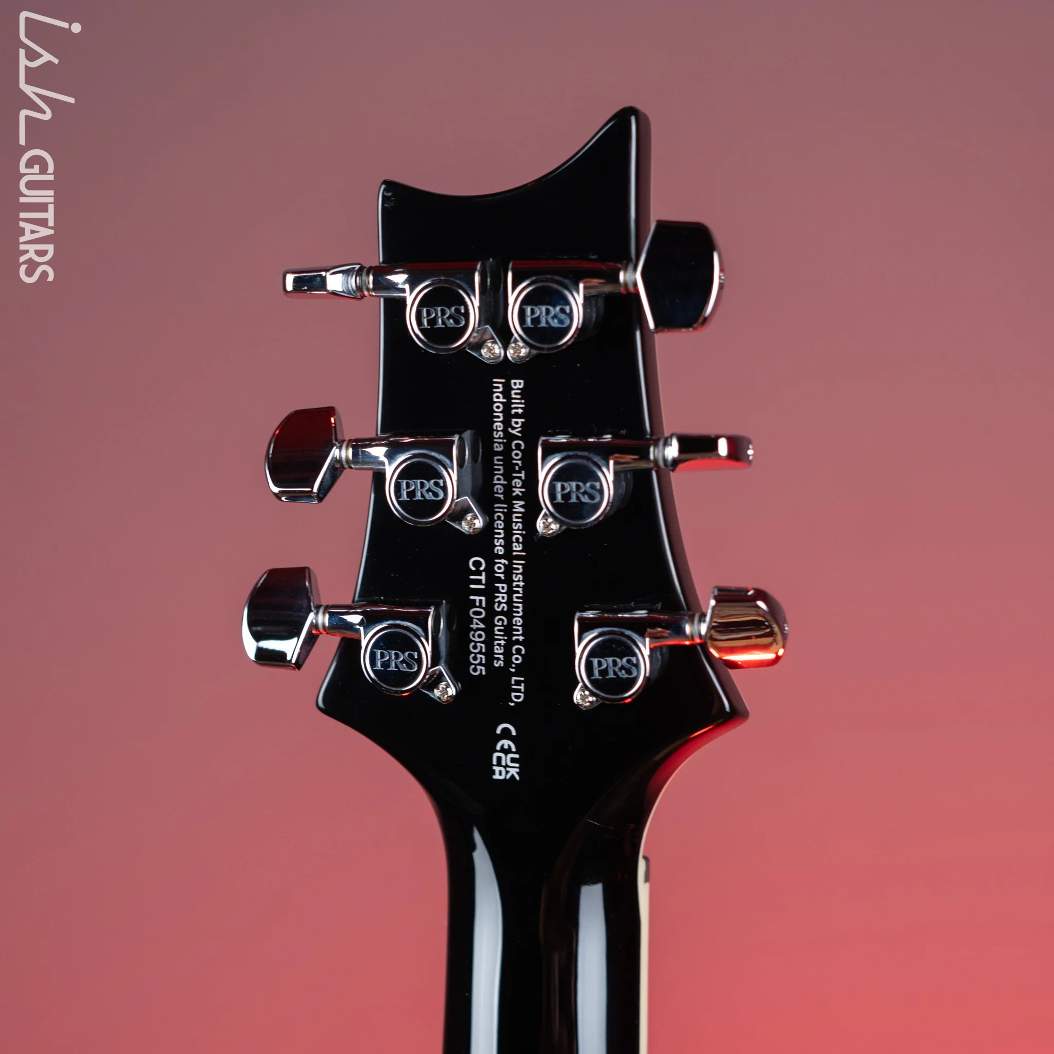 PRS SE Custom 24 Quilt Electric Guitar Violet - Image 10