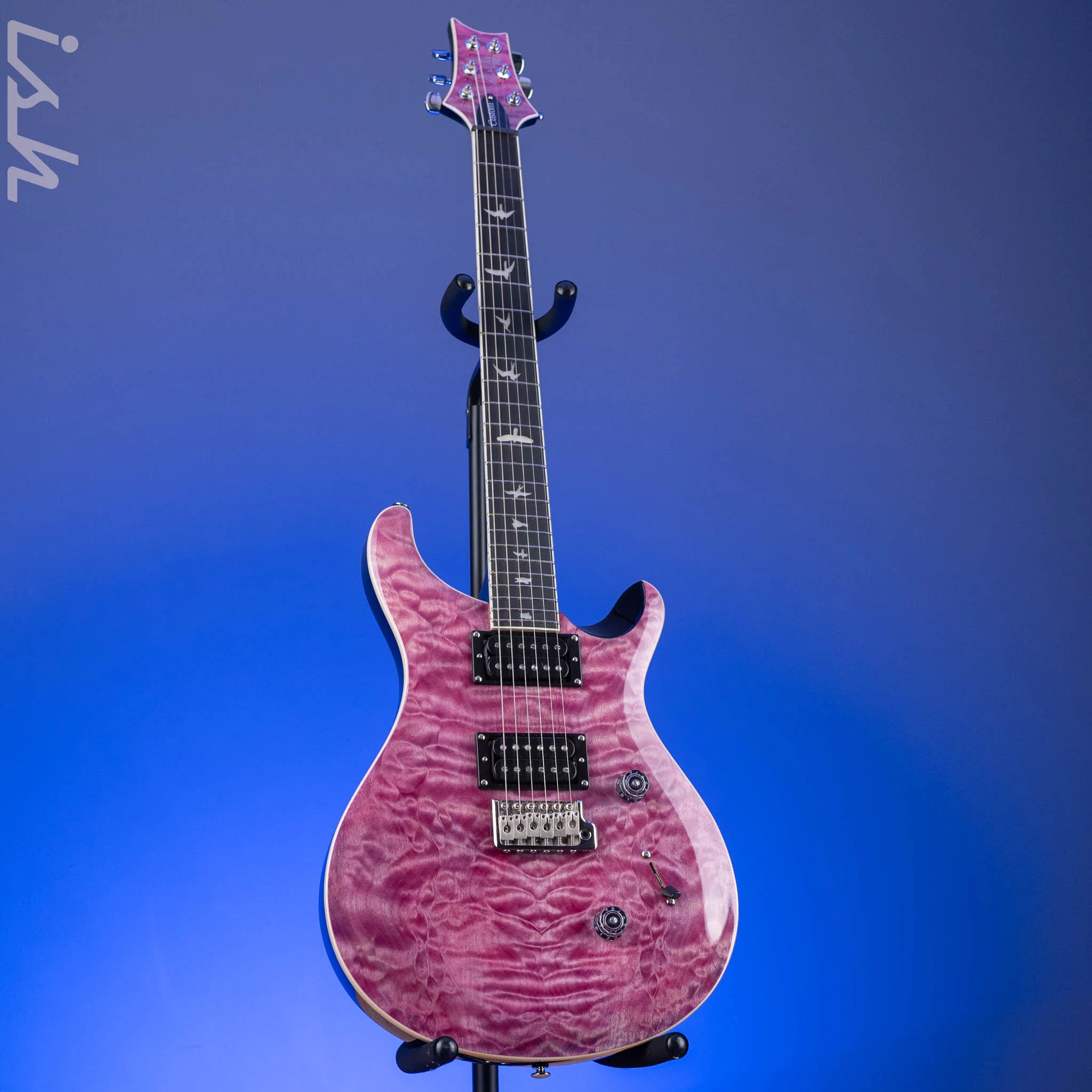 PRS SE Custom 24 Quilt Electric Guitar Violet - Image 2