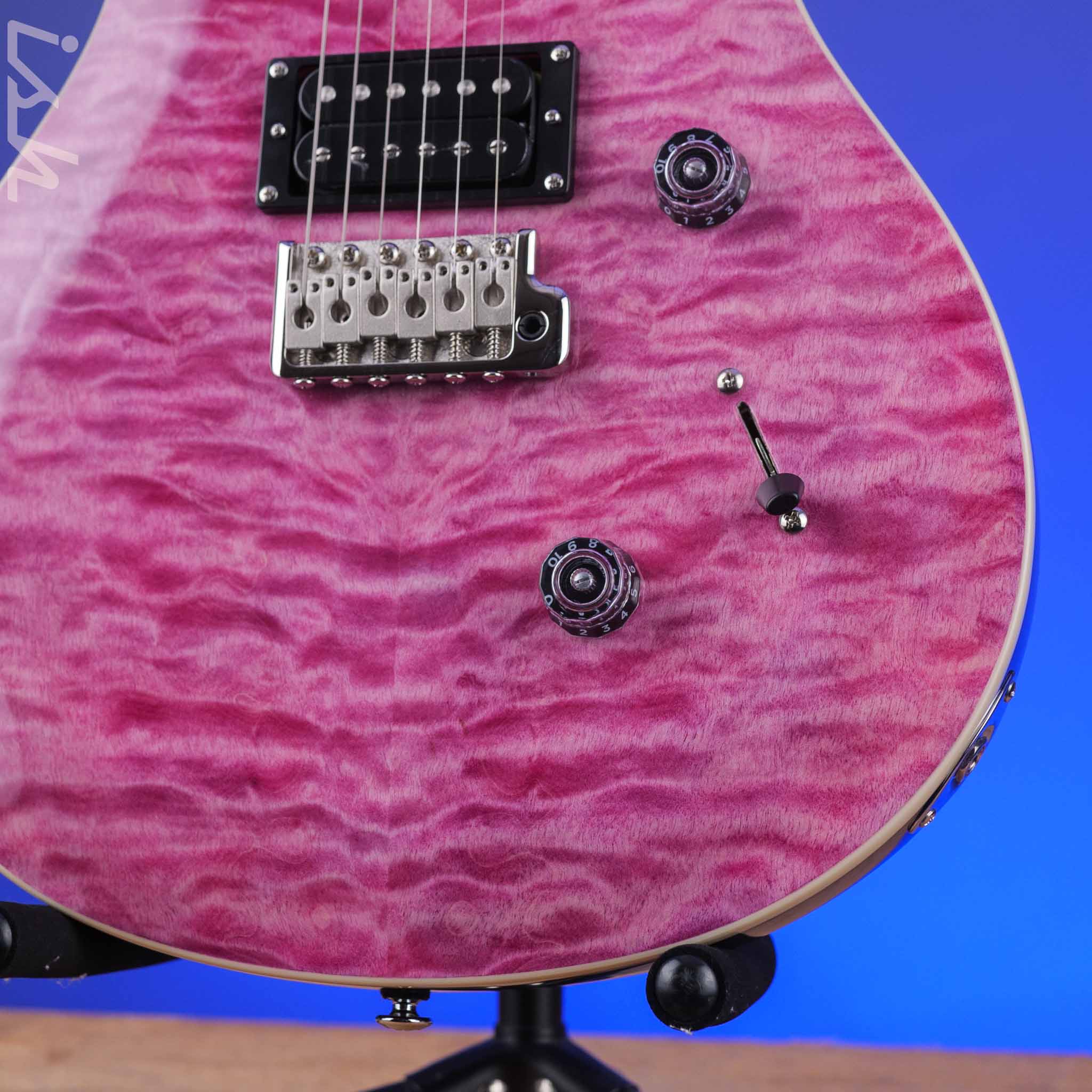 PRS SE Custom 24 Quilt Electric Guitar Violet - Image 4
