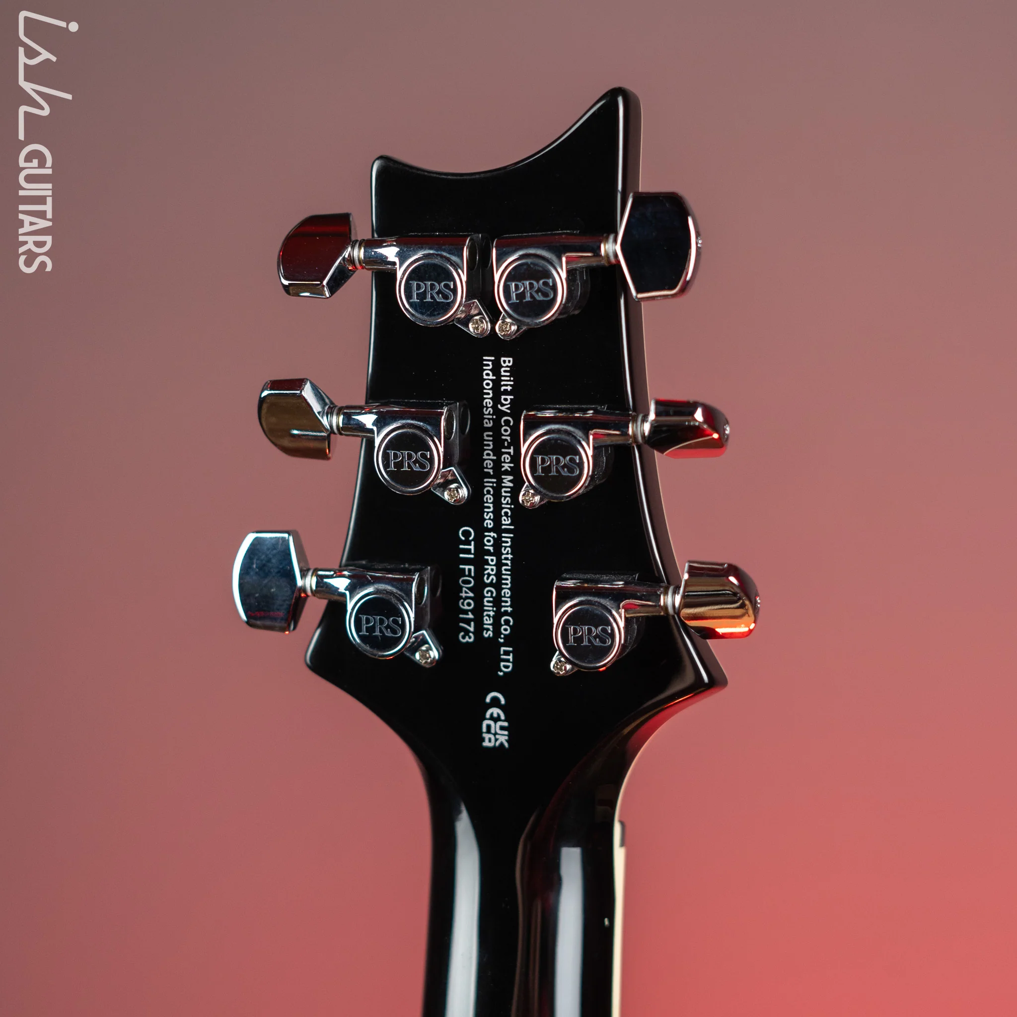 PRS SE Custom 24 Quilt Violet Electric Guitar - Image 10