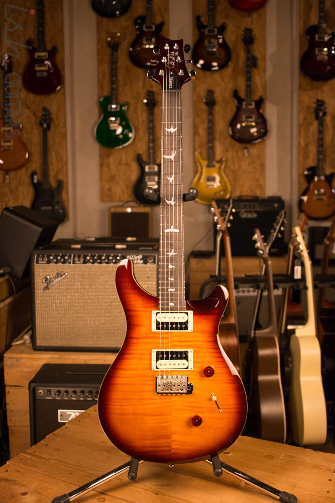 2018 PRS SE Custom 24 Tobacco Sunburst - Image 2