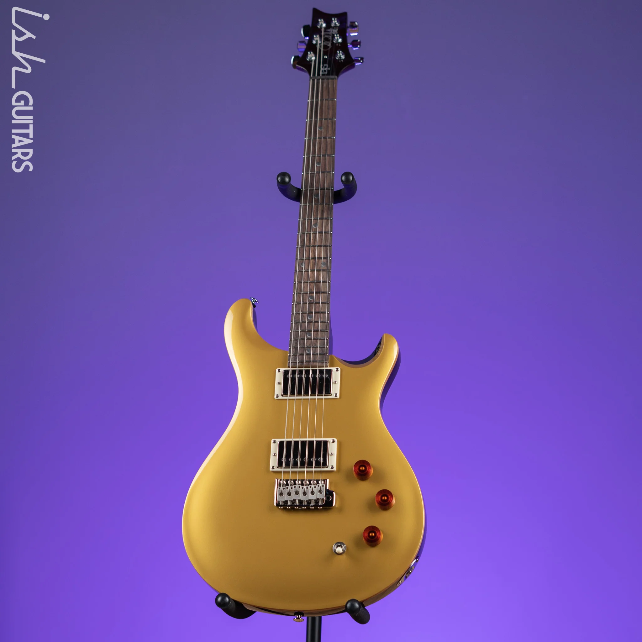 PRS SE DGT David Grissom Electric Guitar Gold Top - Image 2