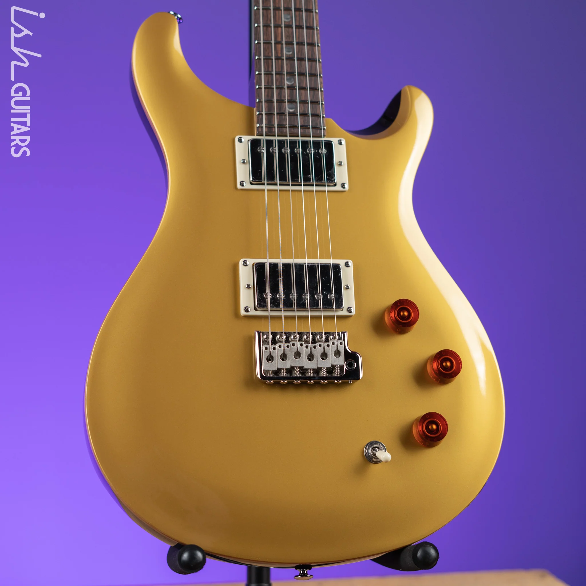 PRS SE DGT David Grissom Electric Guitar Gold Top