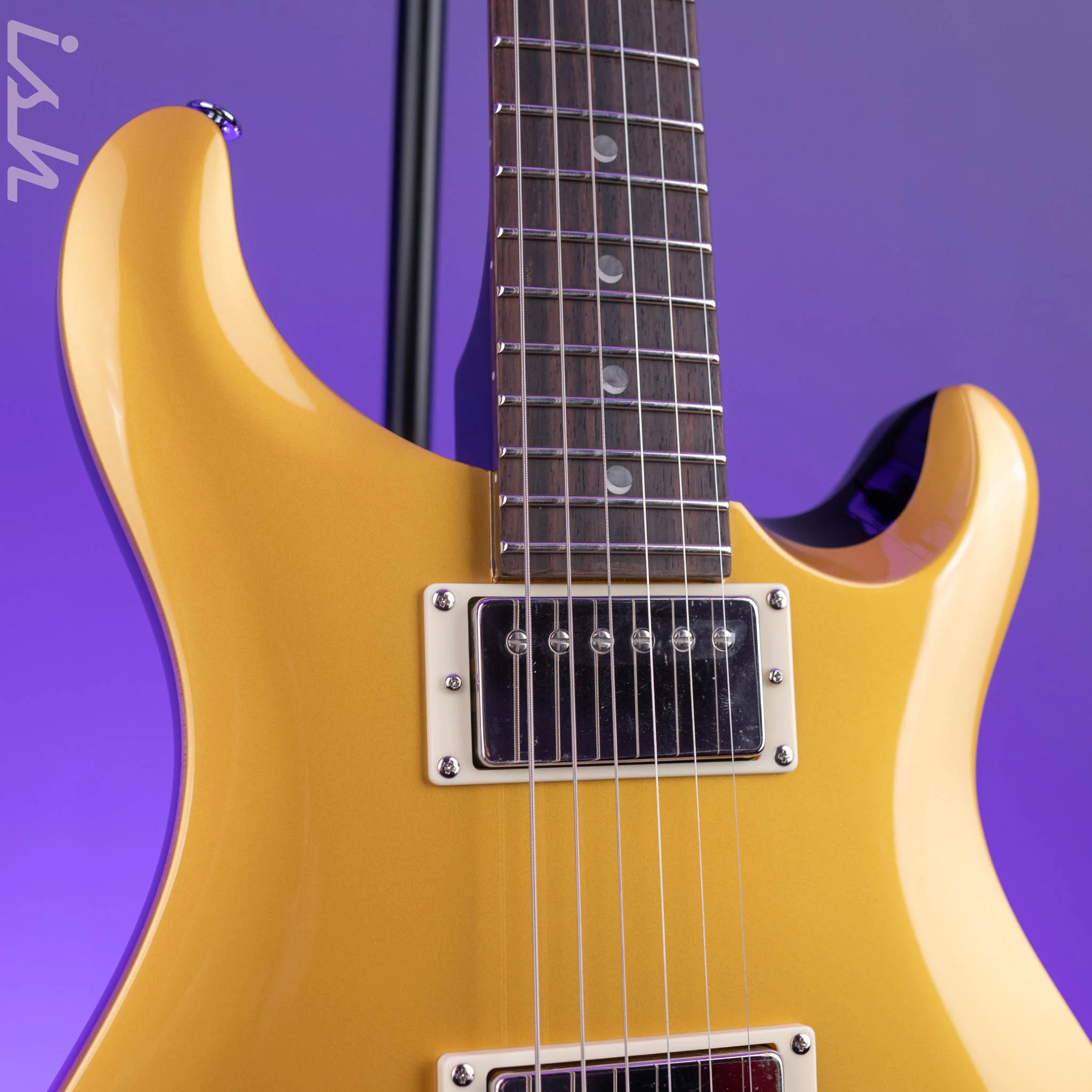 PRS SE DGT David Grissom Electric Guitar Gold Top - Image 3