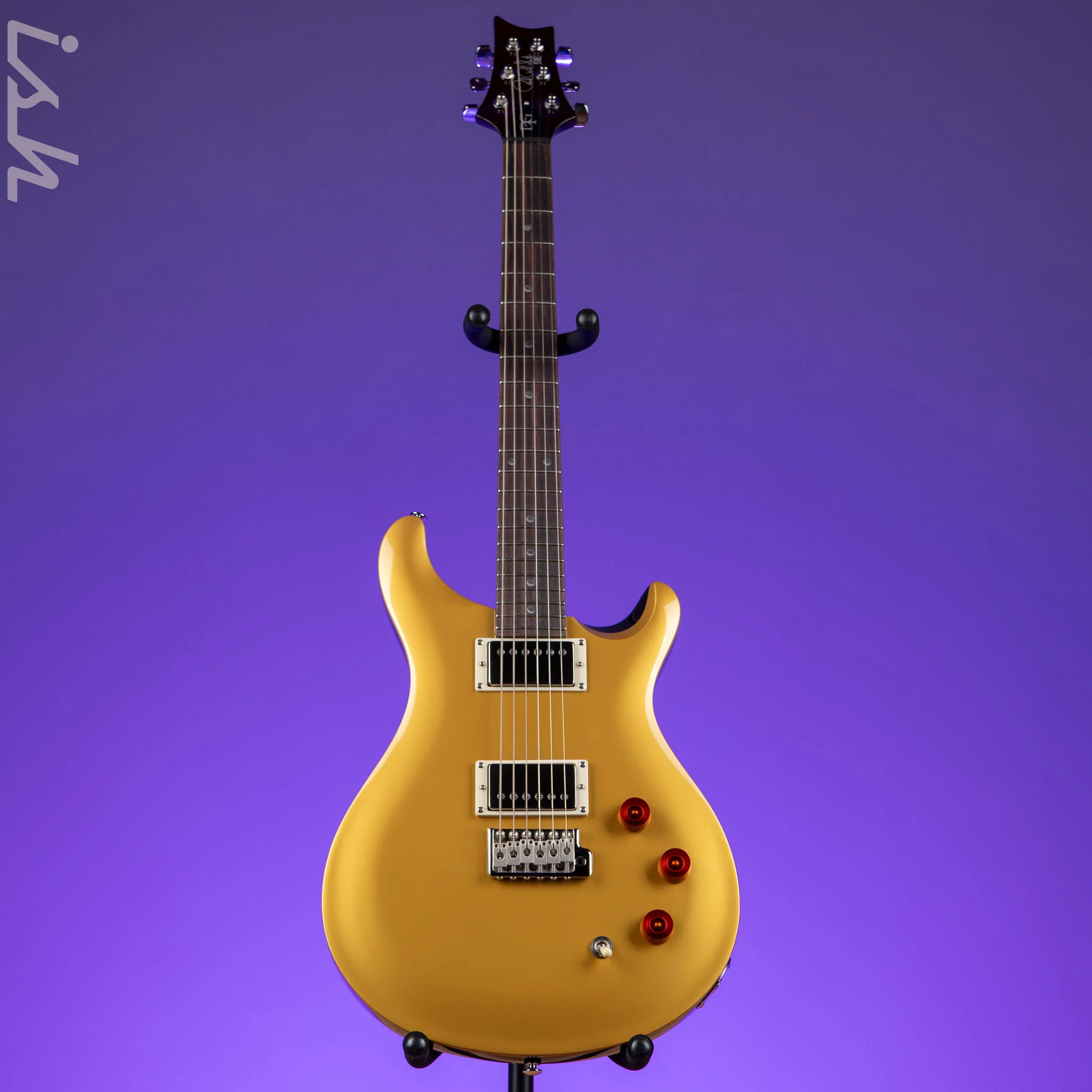 PRS SE DGT David Grissom Electric Guitar Gold Top - Image 2
