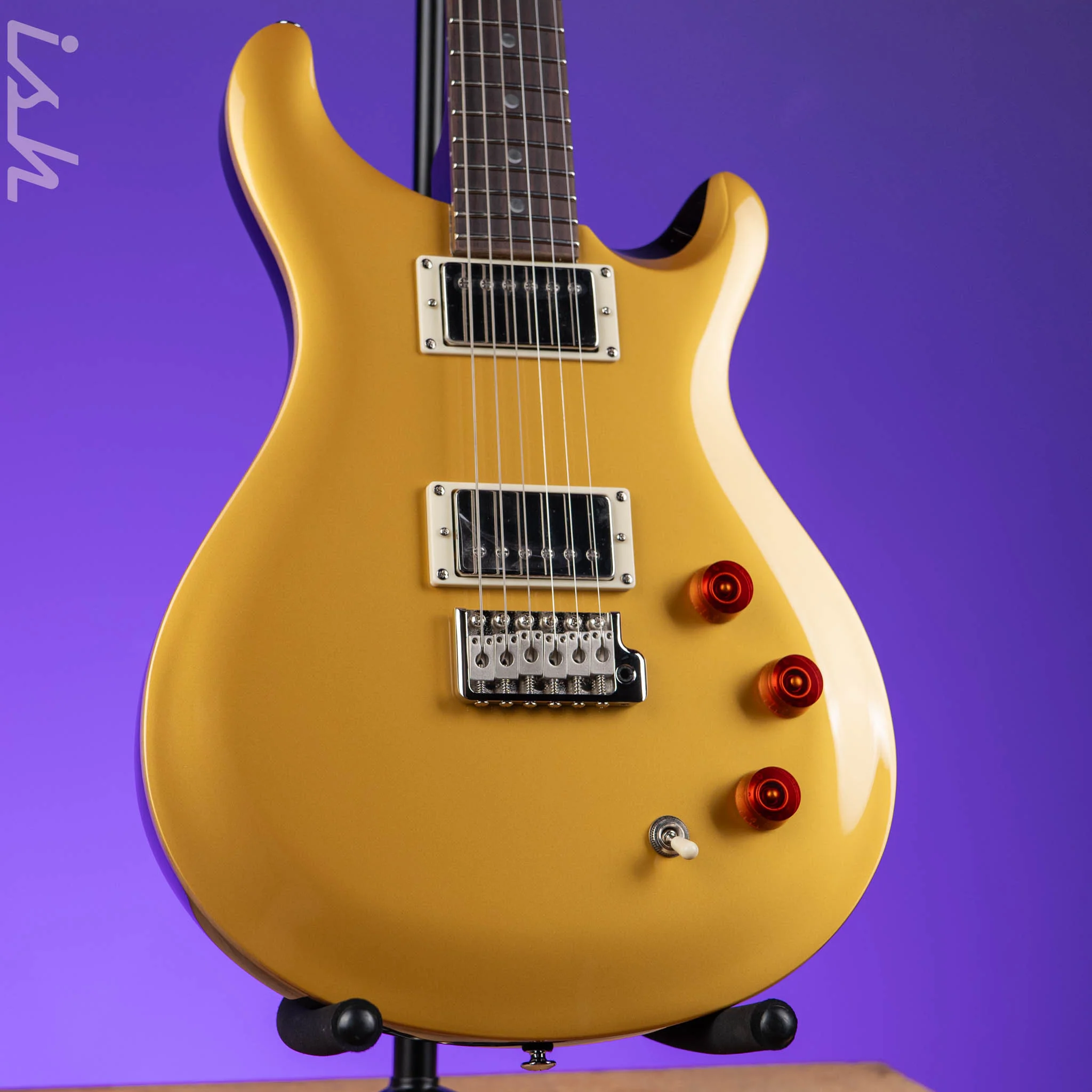 PRS SE DGT David Grissom Electric Guitar Gold Top