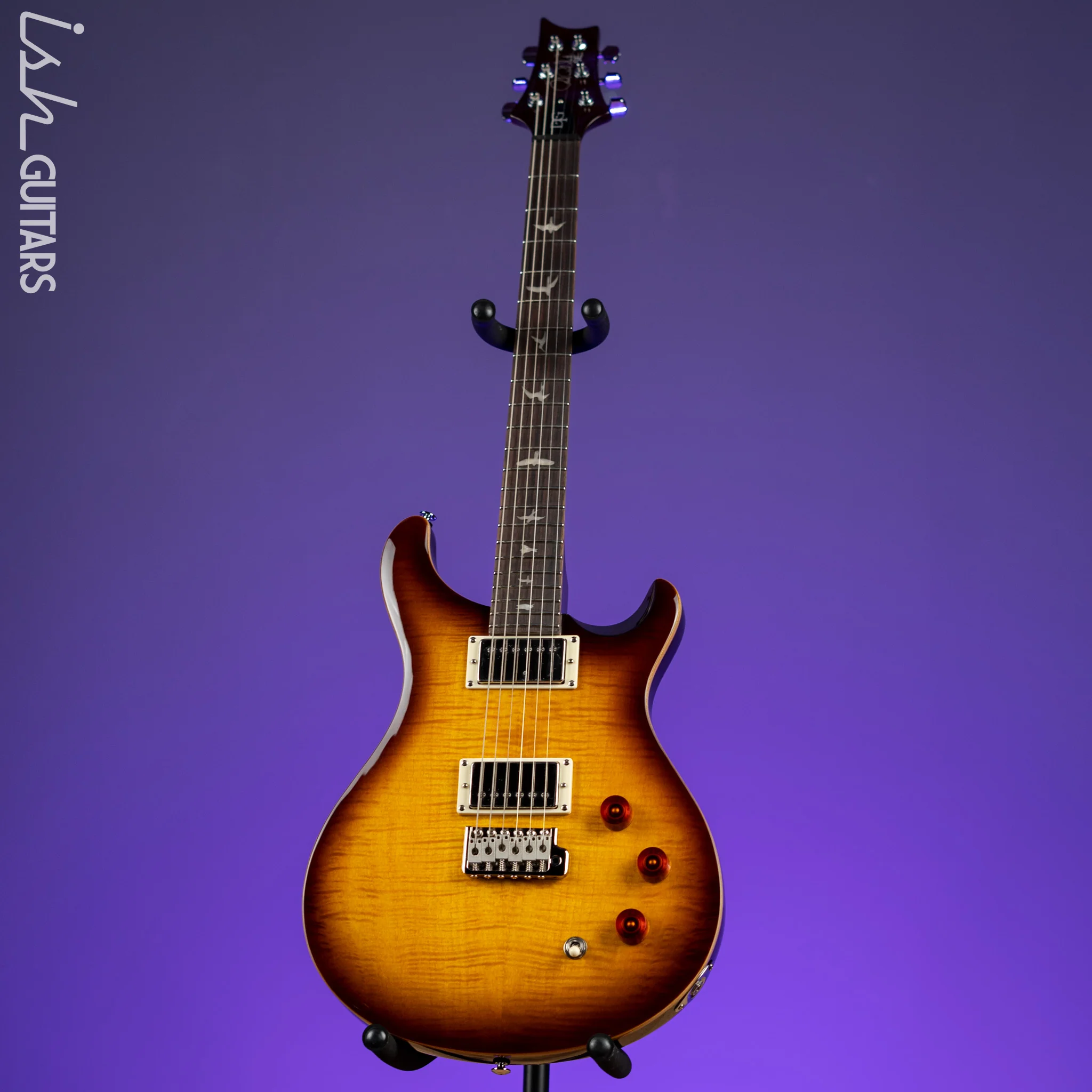 PRS SE DGT David Grissom Electric Guitar McCarty Tobacco Sunburst - Image 2