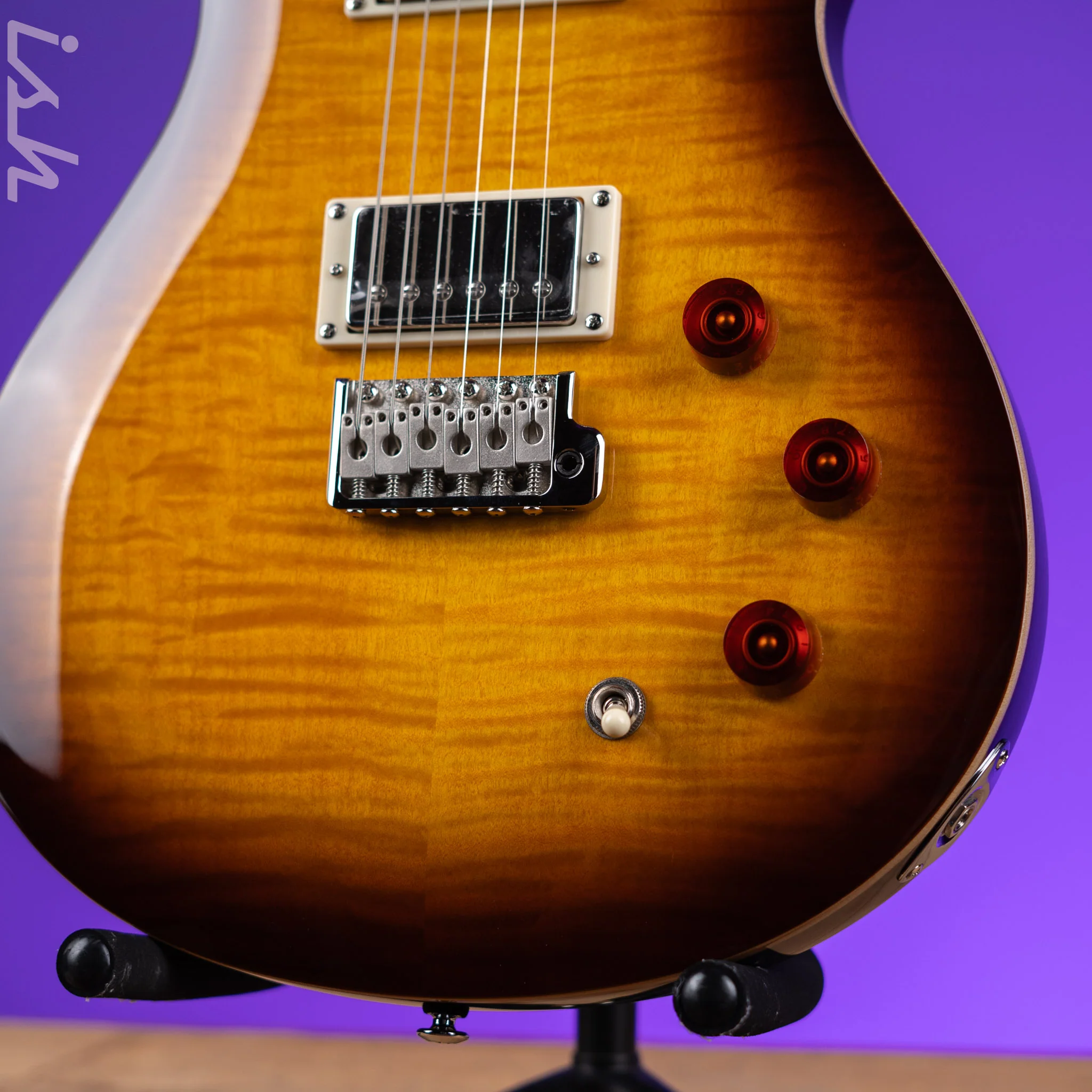 PRS SE DGT David Grissom Electric Guitar McCarty Tobacco Sunburst - Image 4