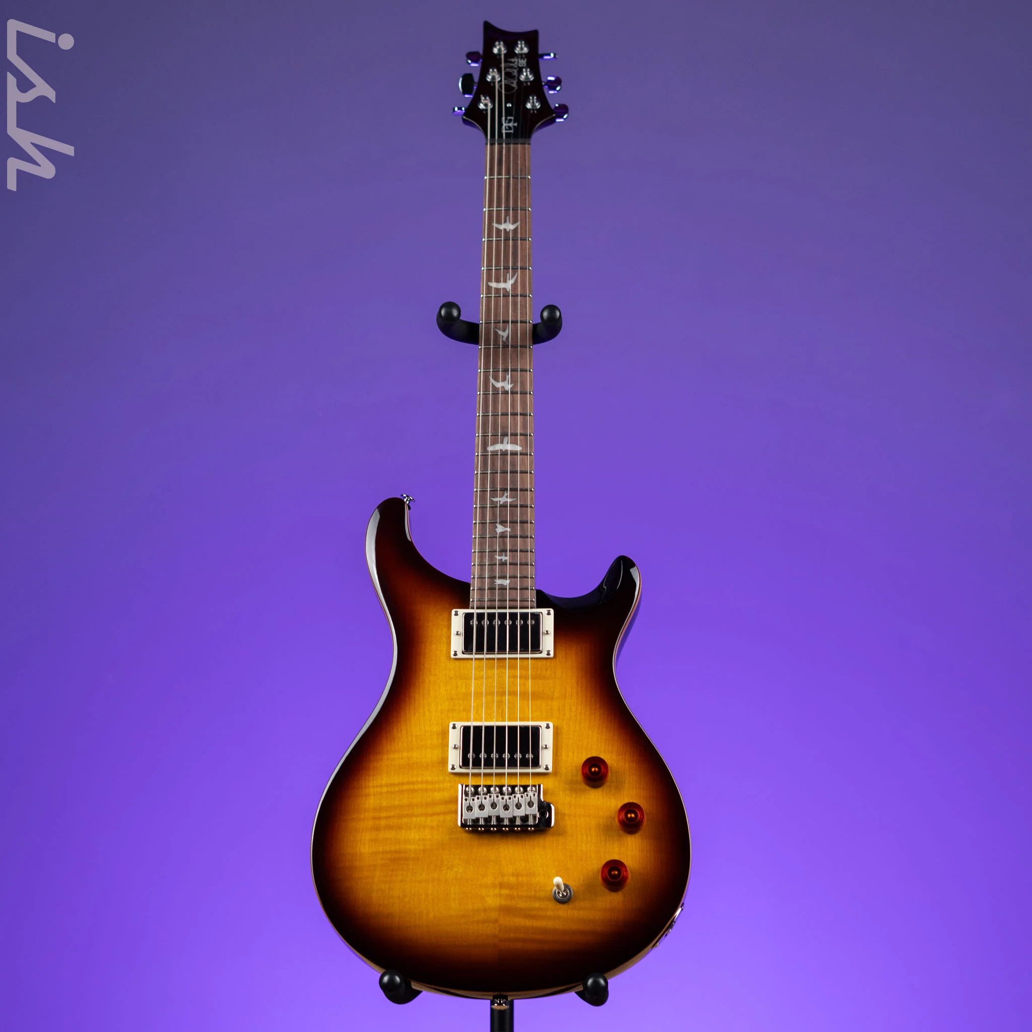 PRS SE DGT David Grissom Electric Guitar McCarty Tobacco Sunburst - Image 2