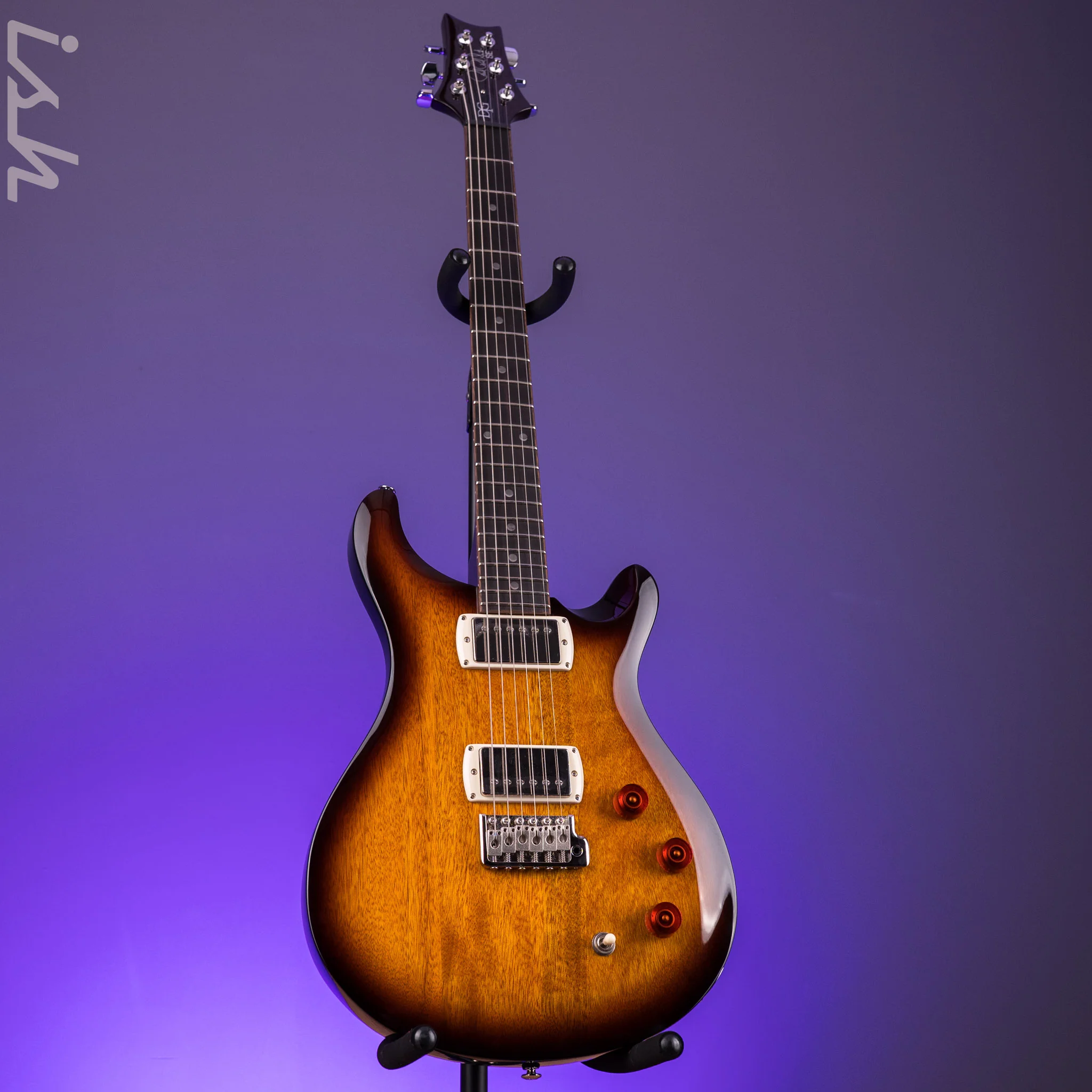 PRS SE DGT Standard Moon Inlay McCarty Tobacco Sunburst - Image 2