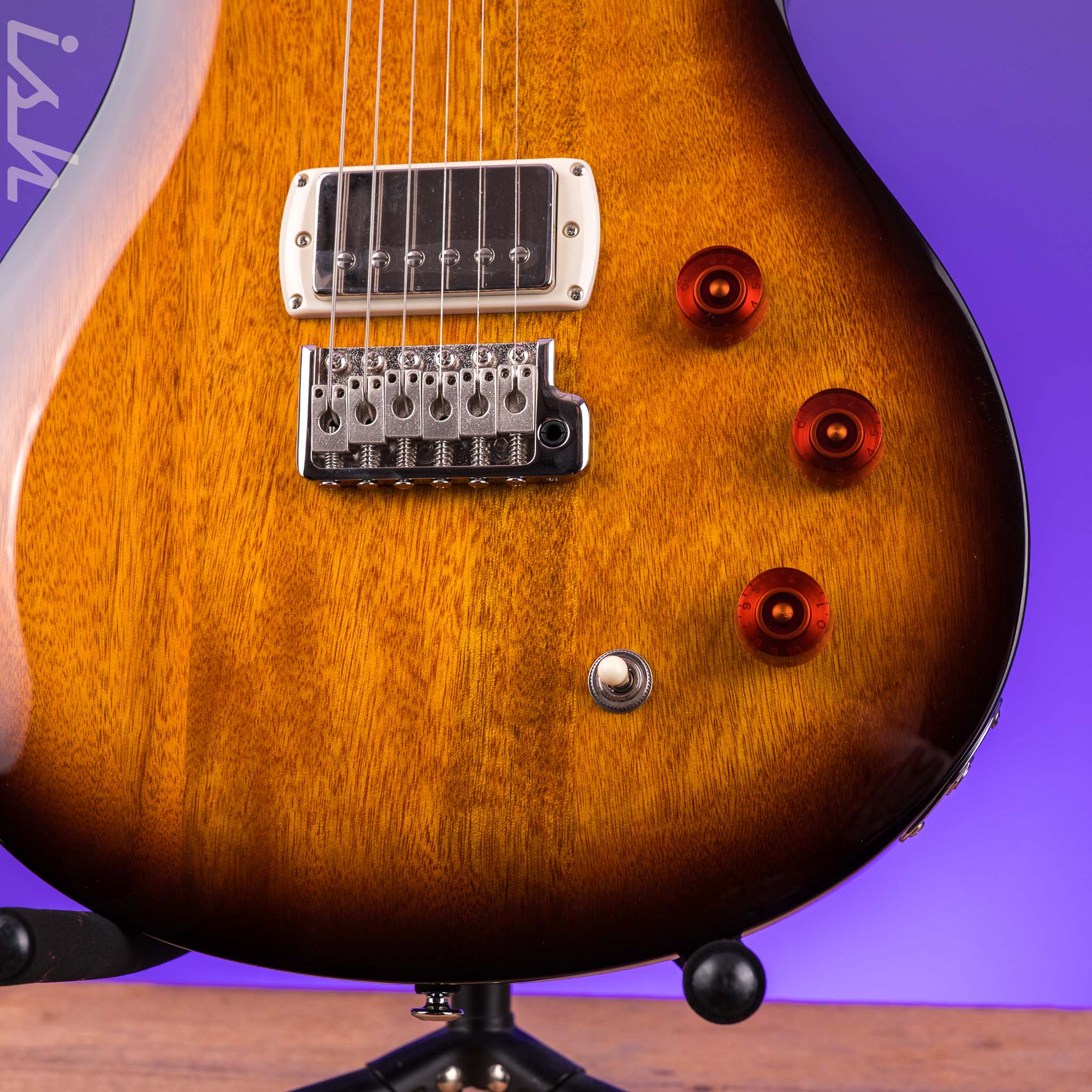 PRS SE DGT Standard Moon Inlay McCarty Tobacco Sunburst - Image 5