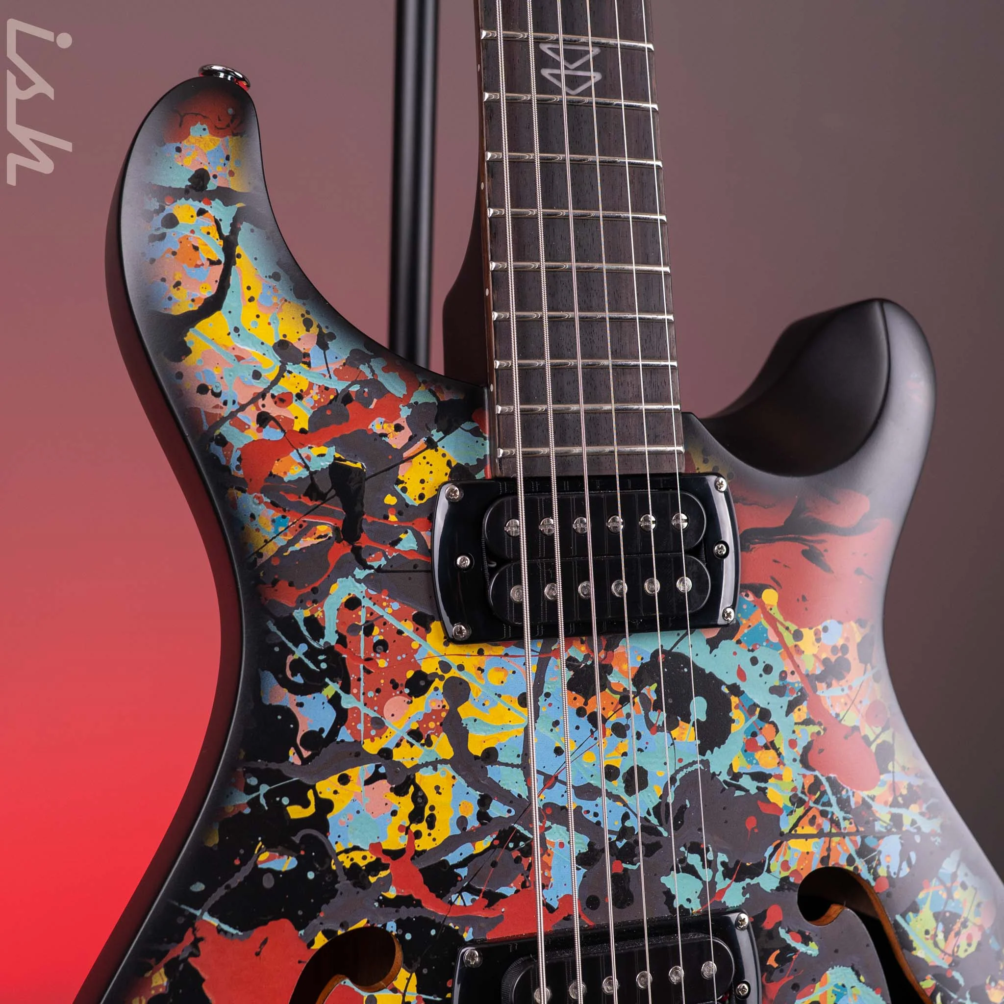 PRS SE Ed Sheeran Cosmic Splash Hollowbody I Baritone - Image 4