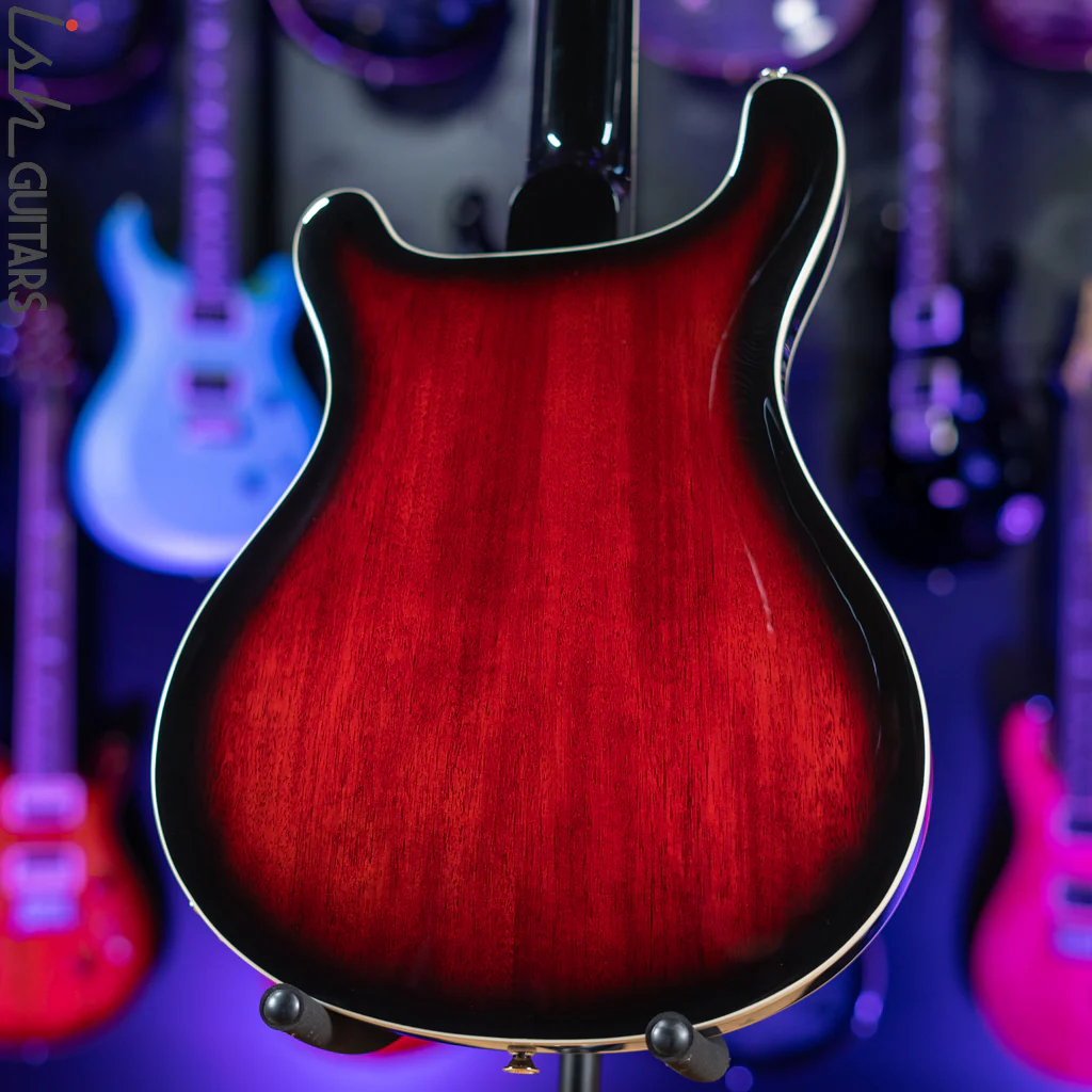2021 PRS SE Hollowbody Standard Electric Guitar Fire Red Burst - Image 8